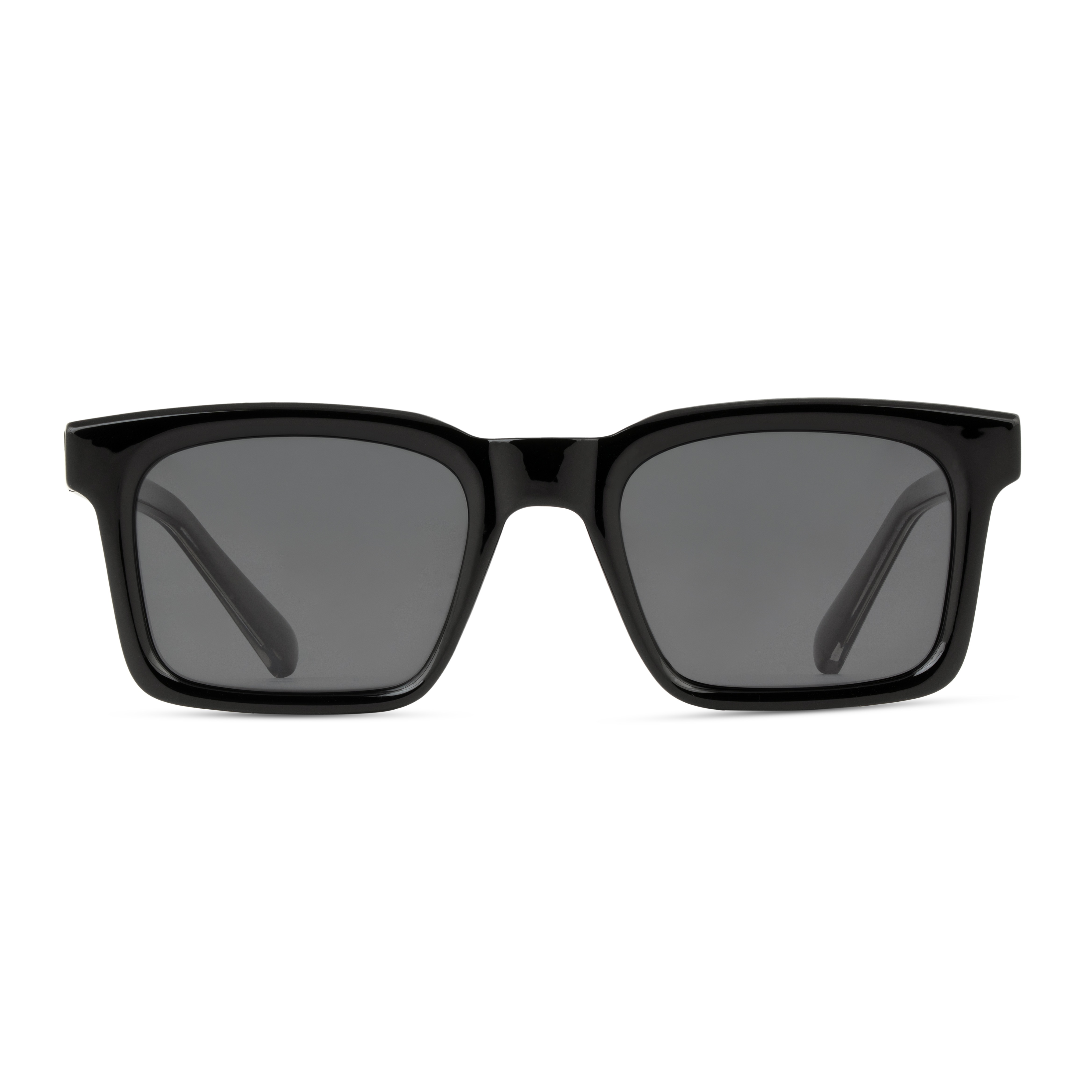 Black Rectangle Sunglasses for Men