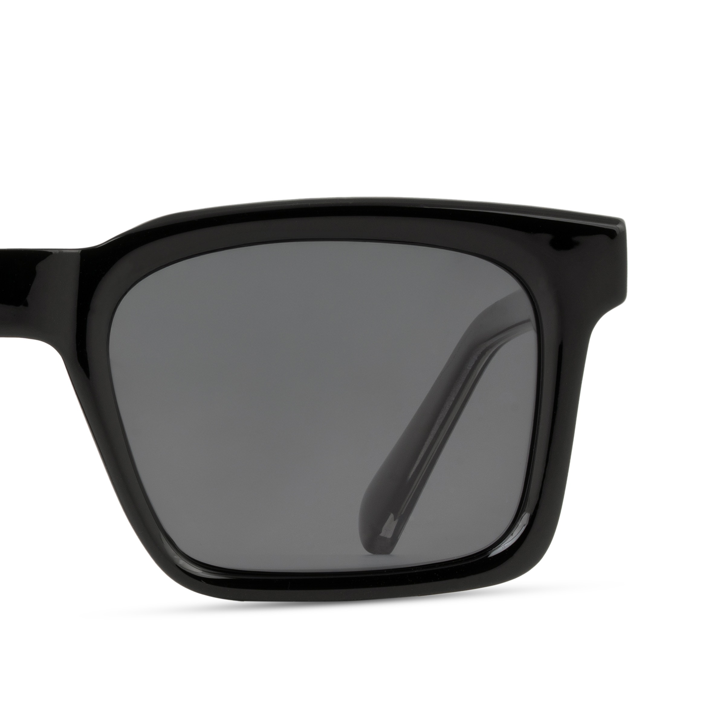 Black Rectangle Sunglasses for Men