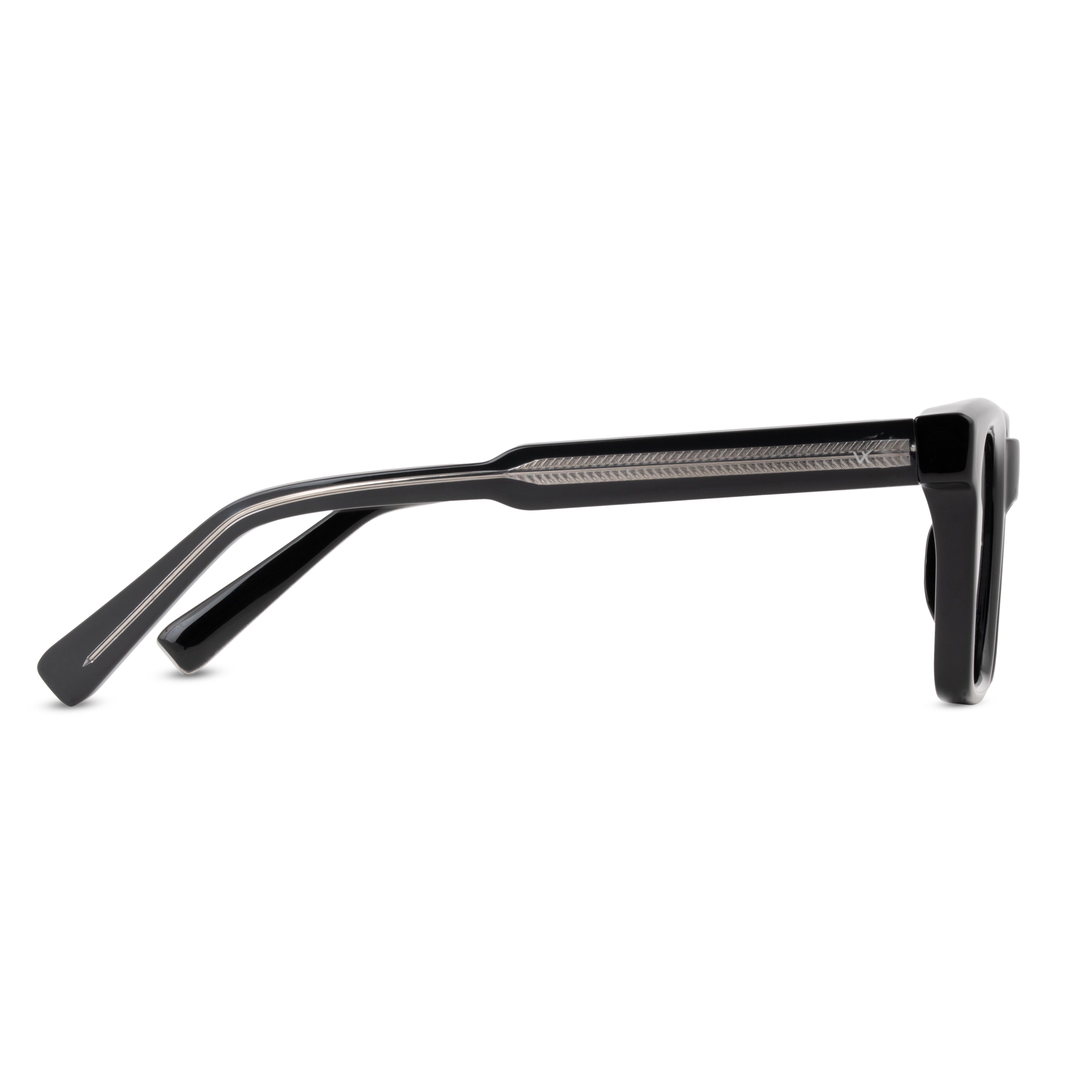 Black Rectangle Sunglasses for Men