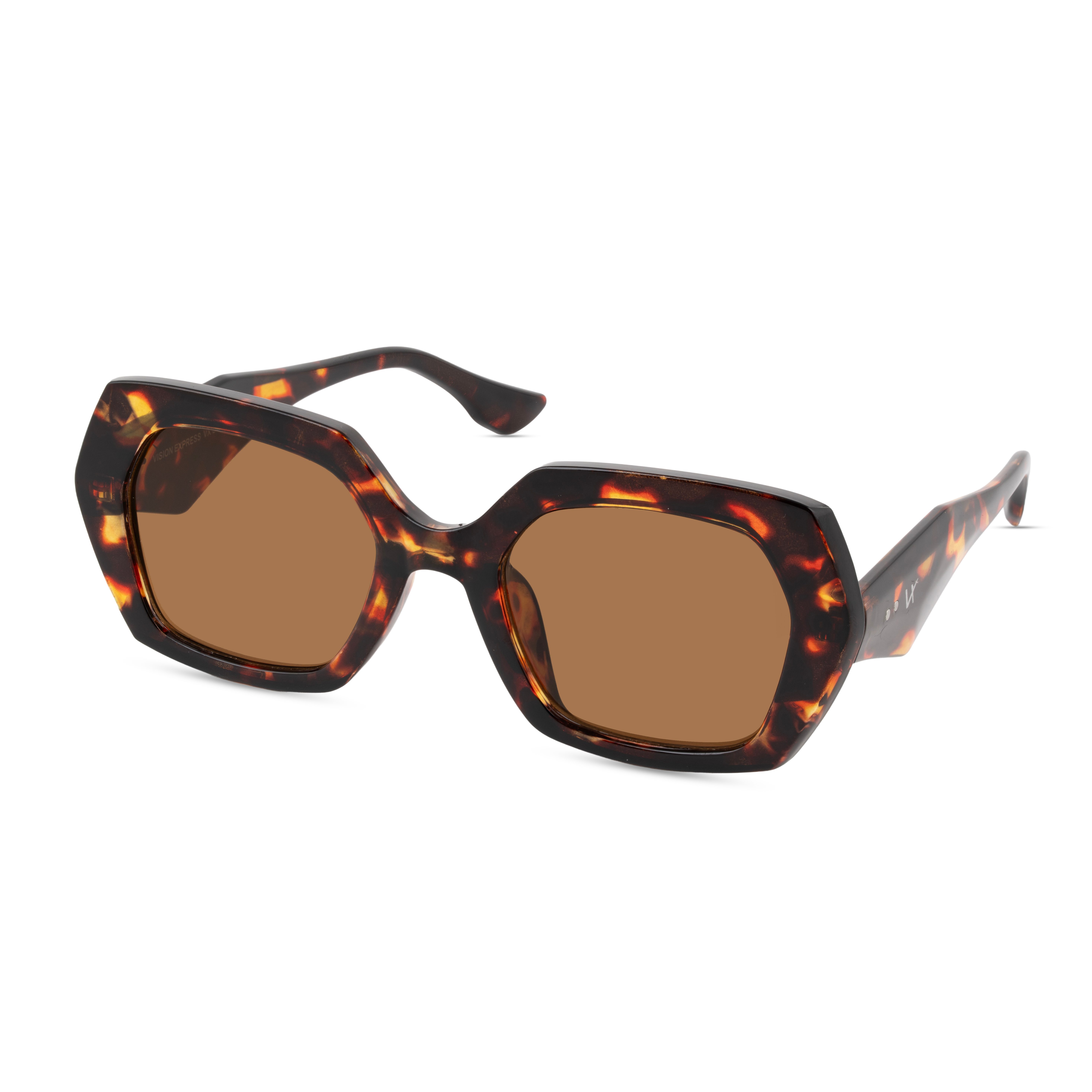 Brown Round Sunglasses for Women