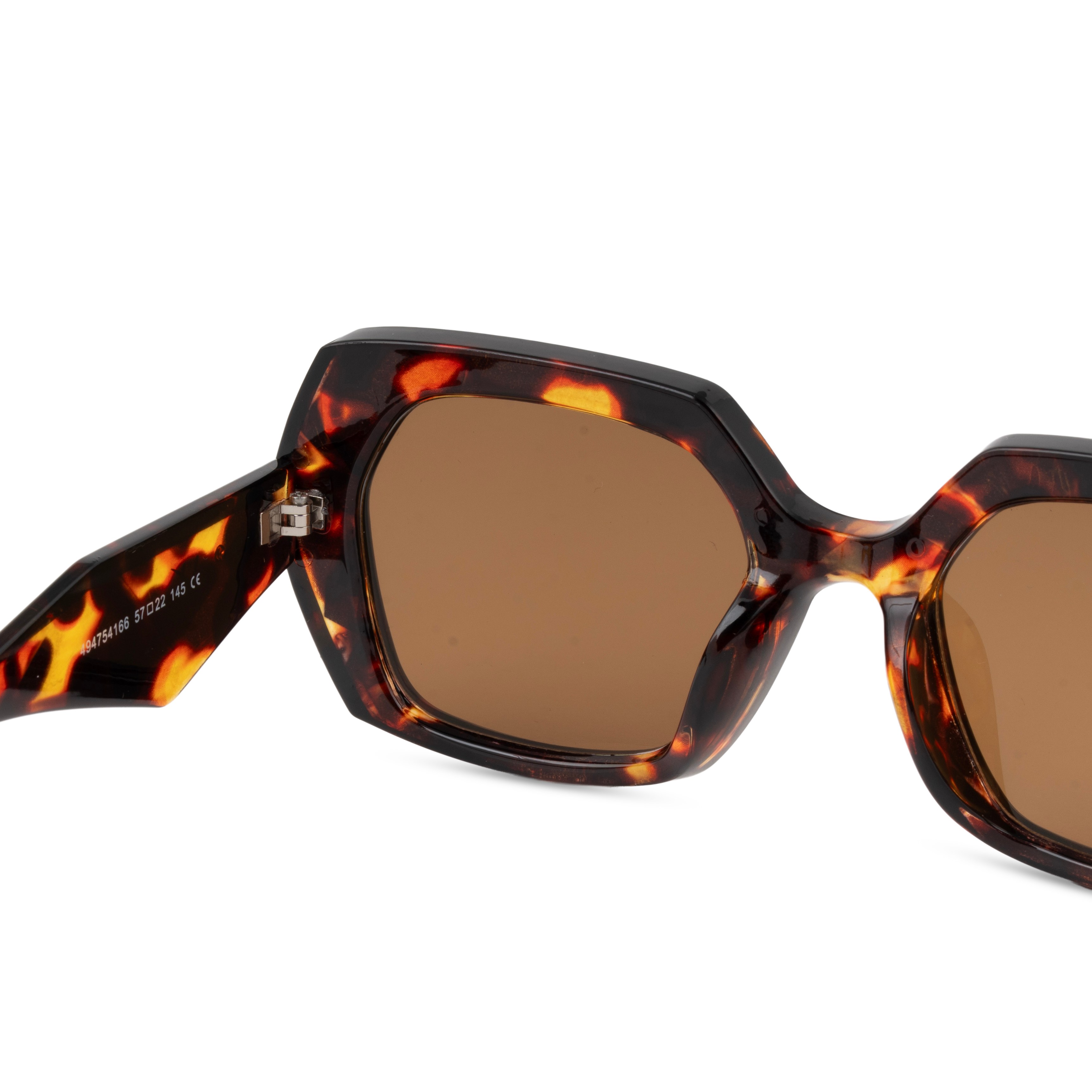 Brown Round Sunglasses for Women