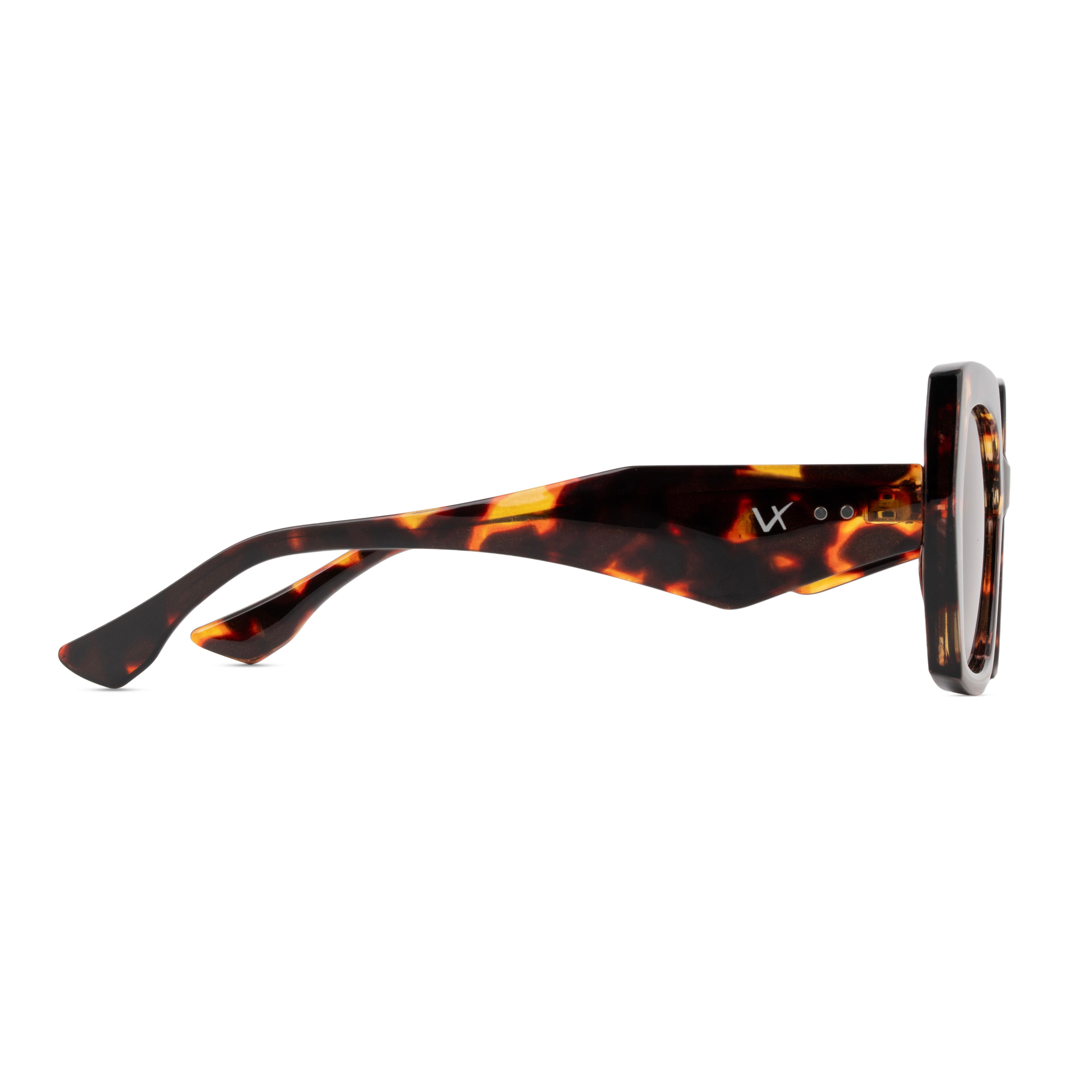Brown Round Sunglasses for Women