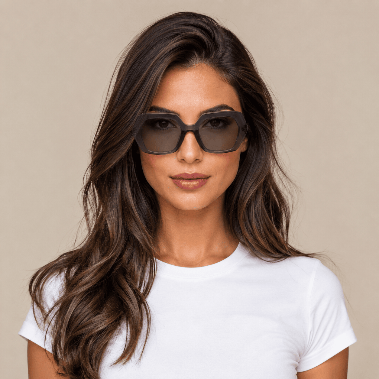 Grey Square Sunglasses for Women