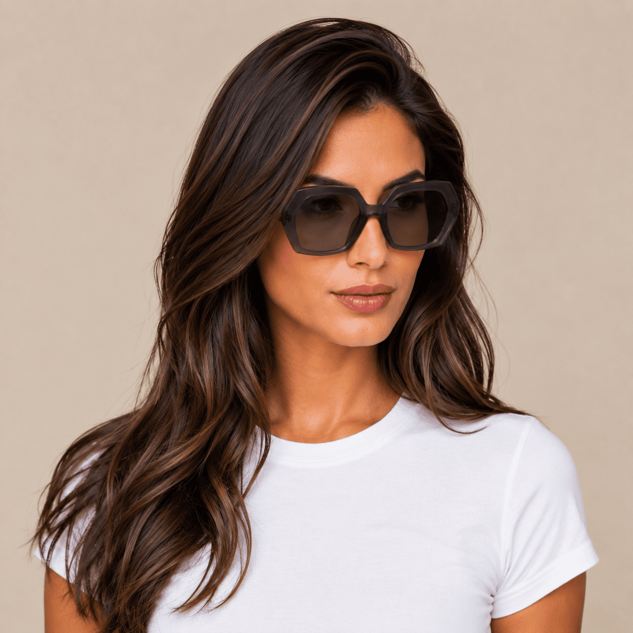 Grey Square Sunglasses for Women