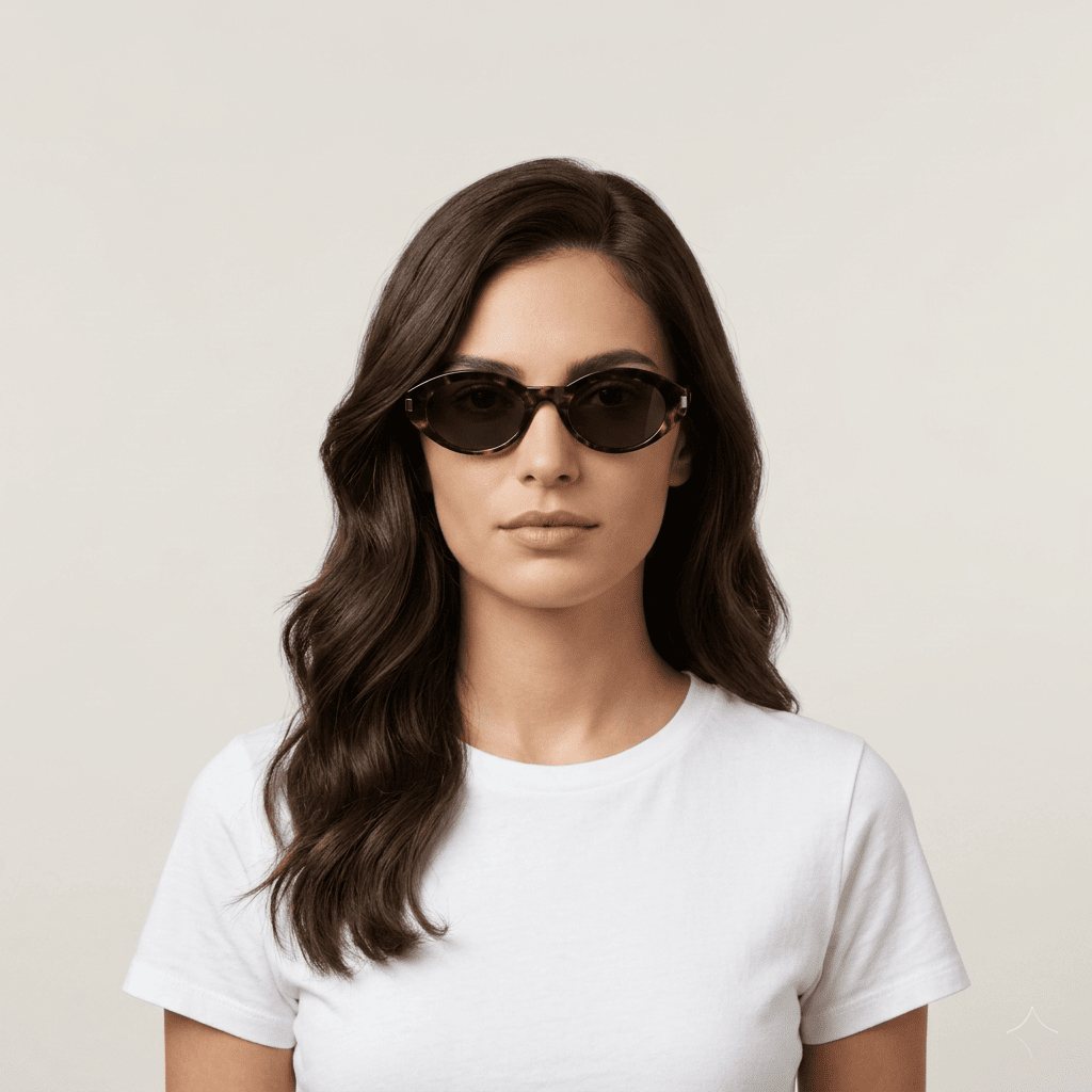 Brown Square Sunglasses for Women