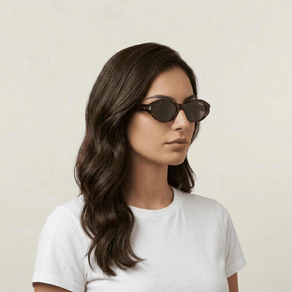 Brown Square Sunglasses for Women