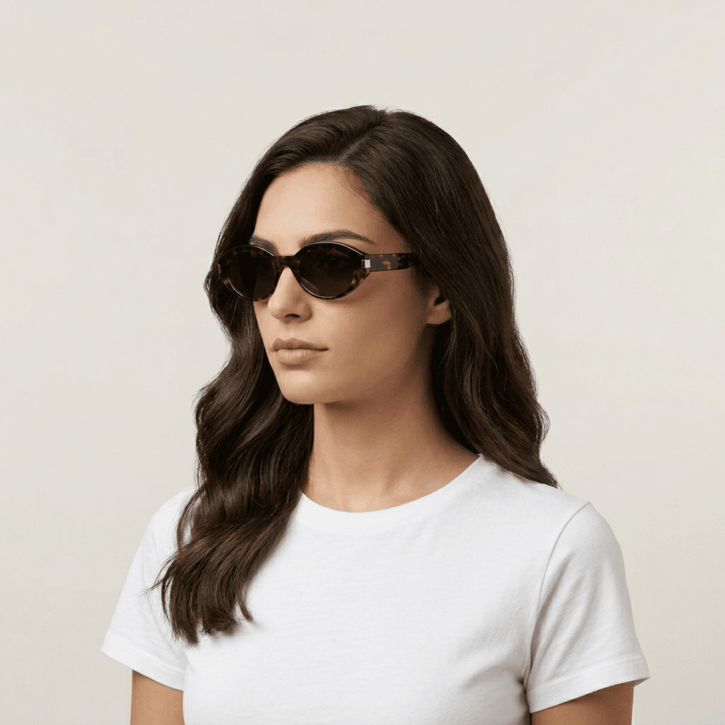 Brown Square Sunglasses for Women