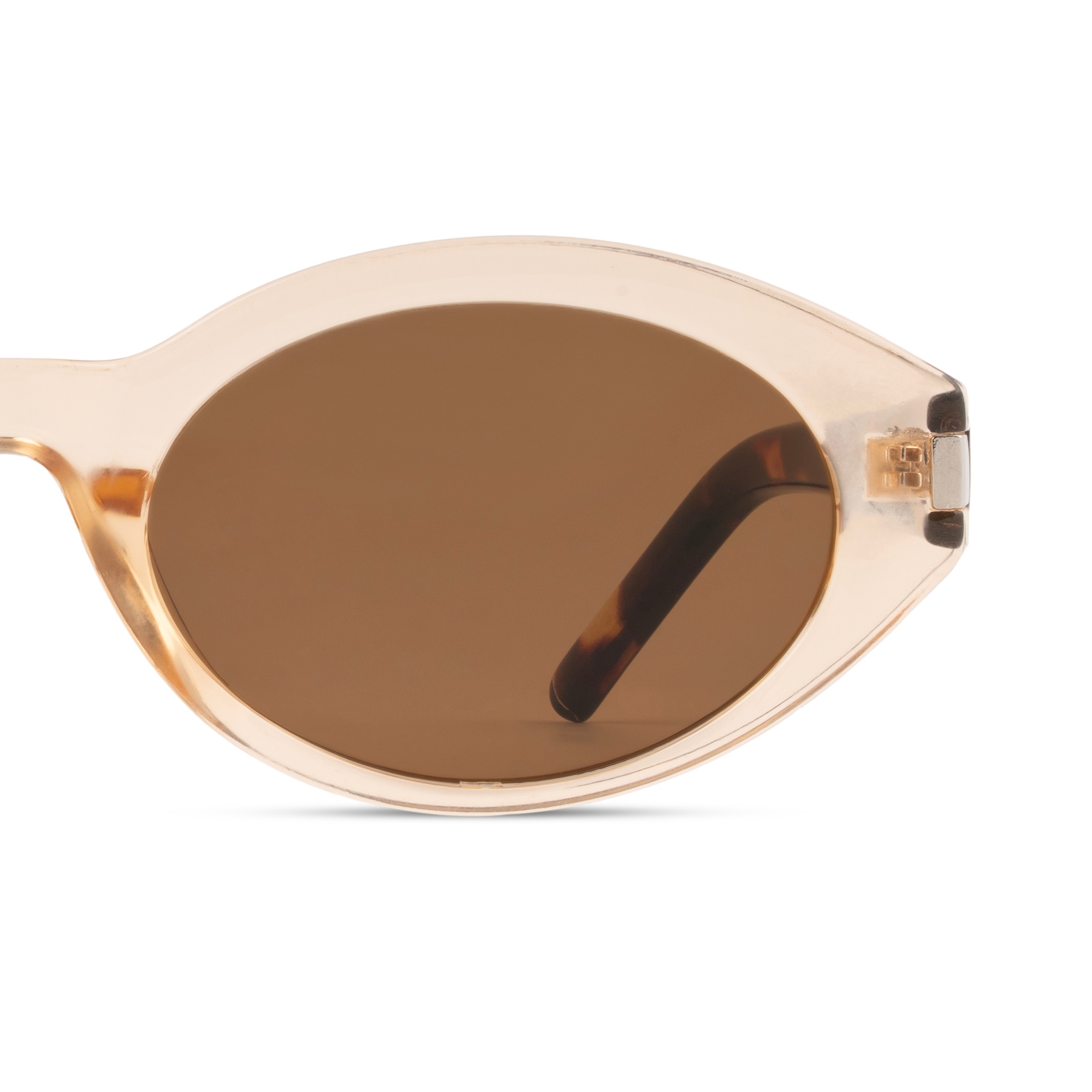 Brown Oval Sunglasses for Women