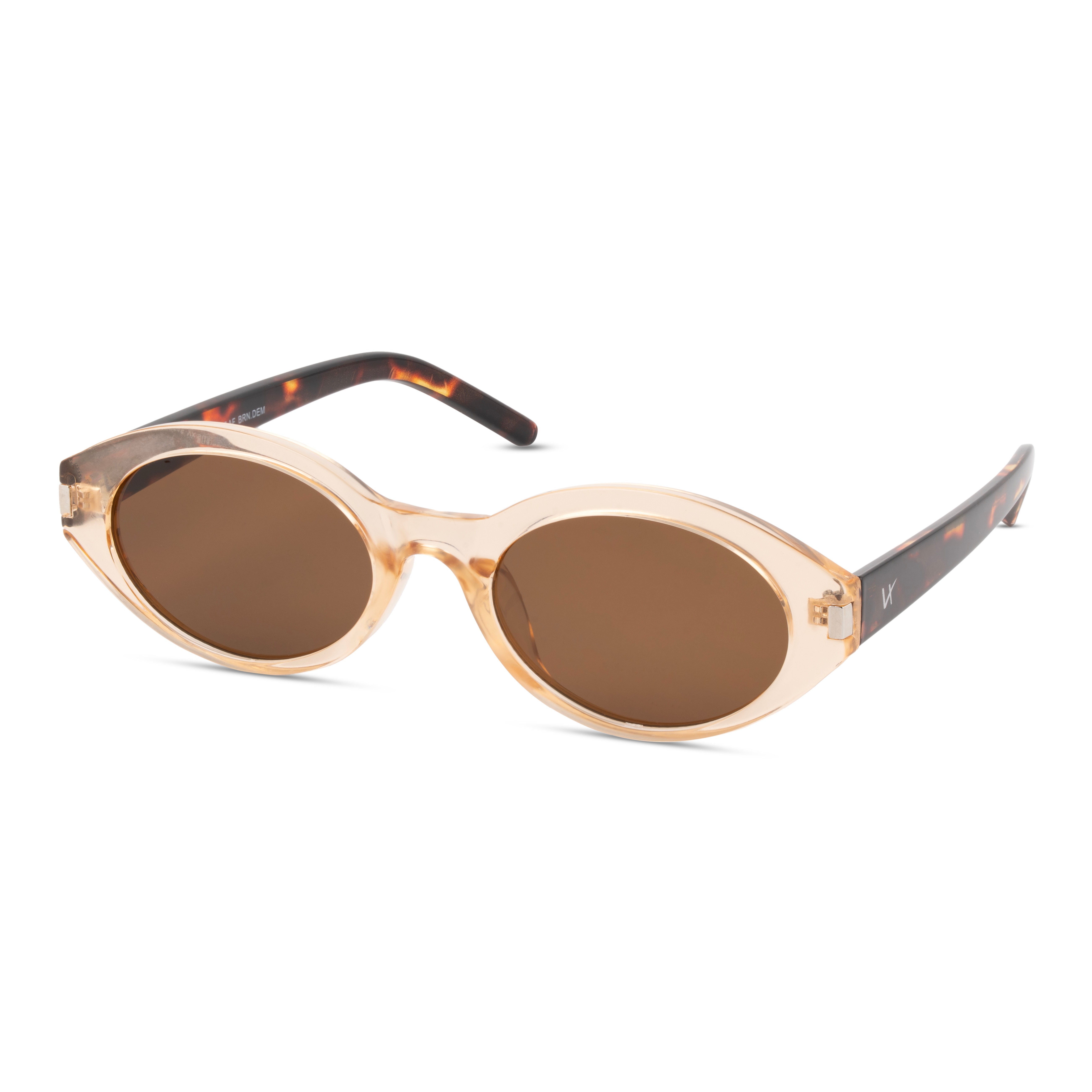 Brown Oval Sunglasses for Women