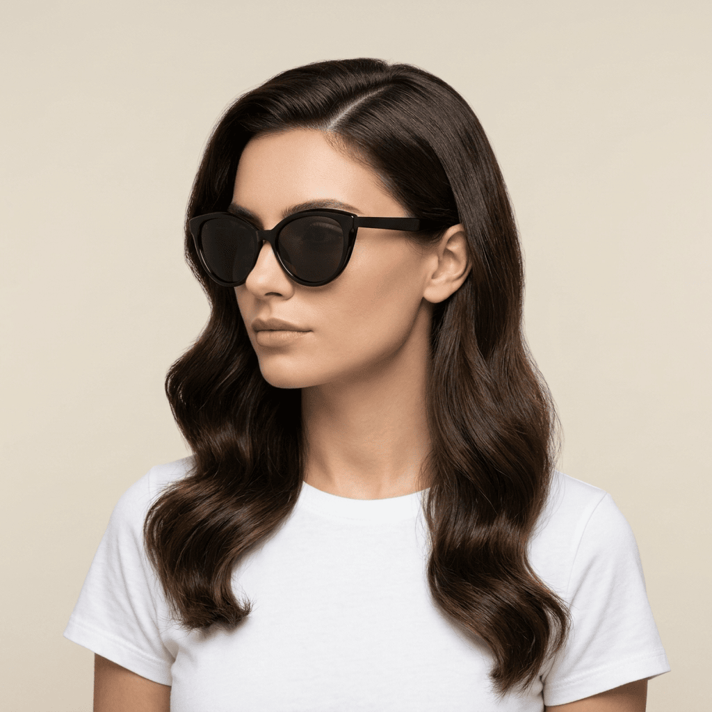 Black Square Sunglasses for Women