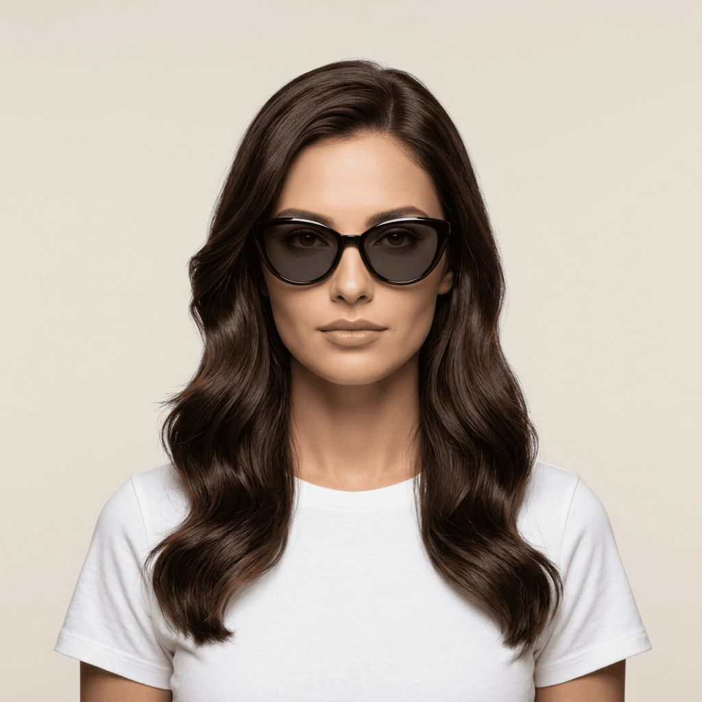 Black Square Sunglasses for Women