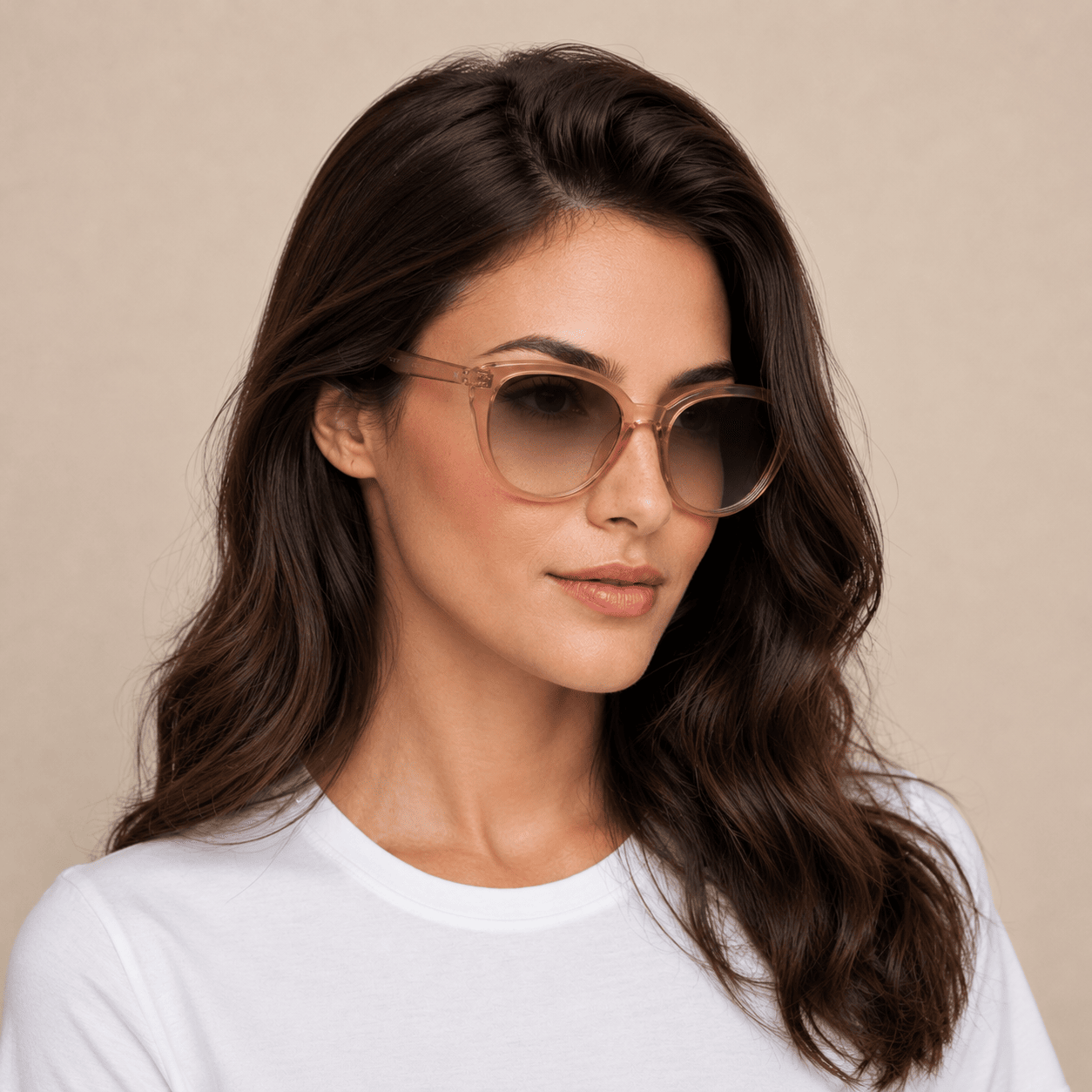 Brown Cat Eye Sunglasses for Women