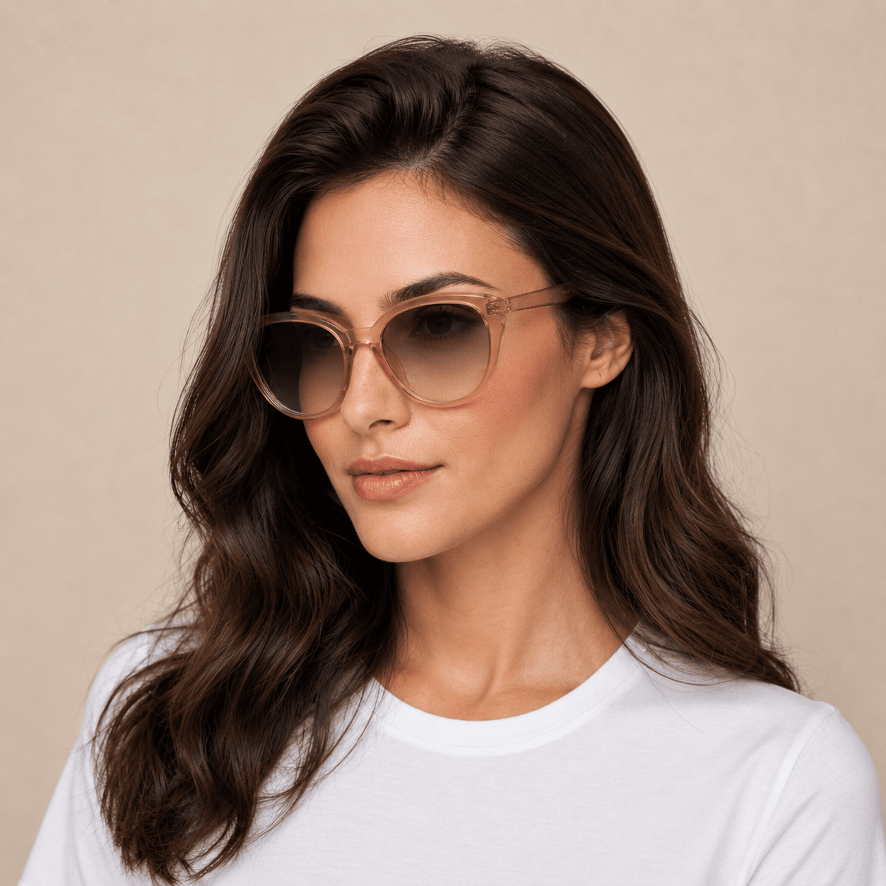 Brown Cat Eye Sunglasses for Women
