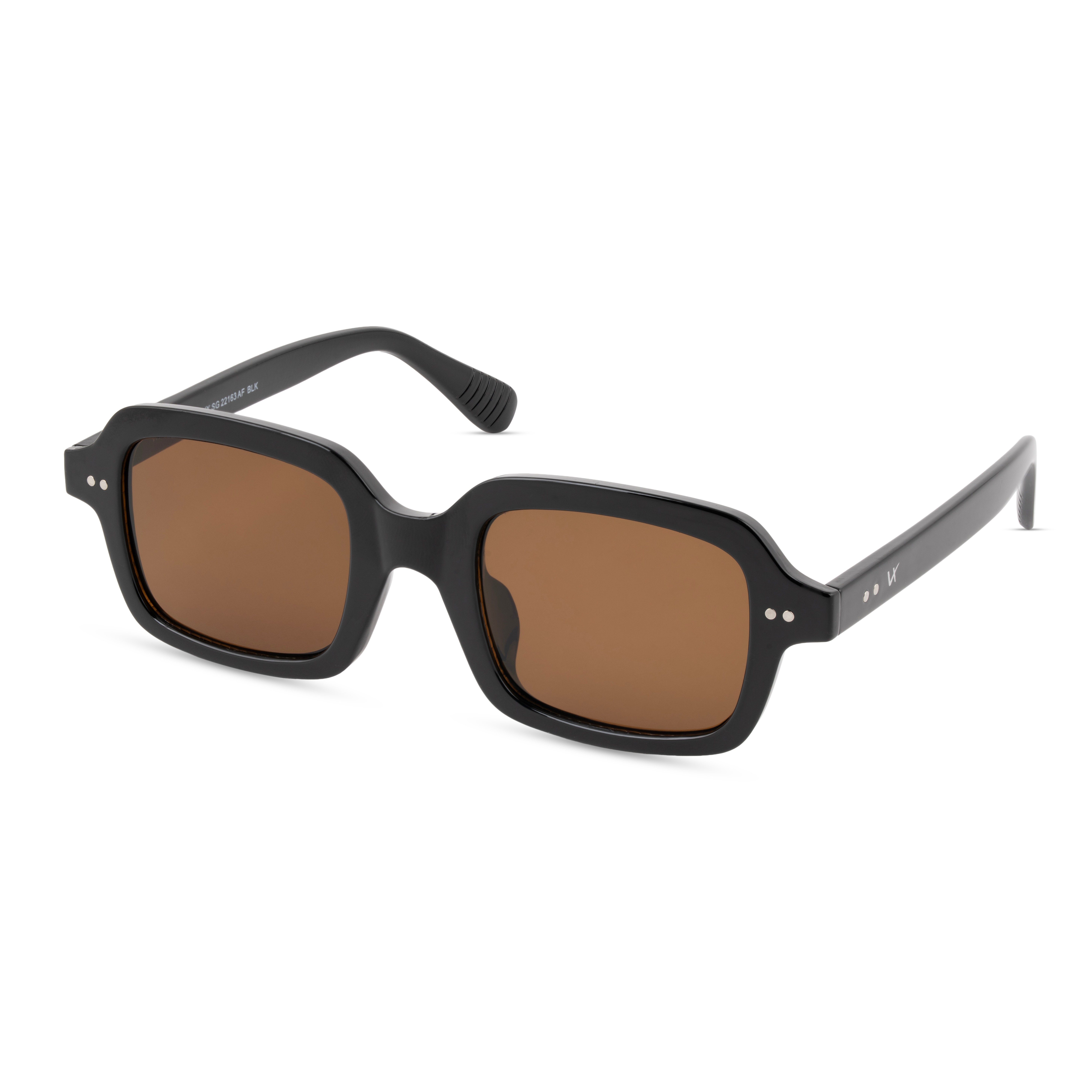 Black Rectangle Sunglasses for Men