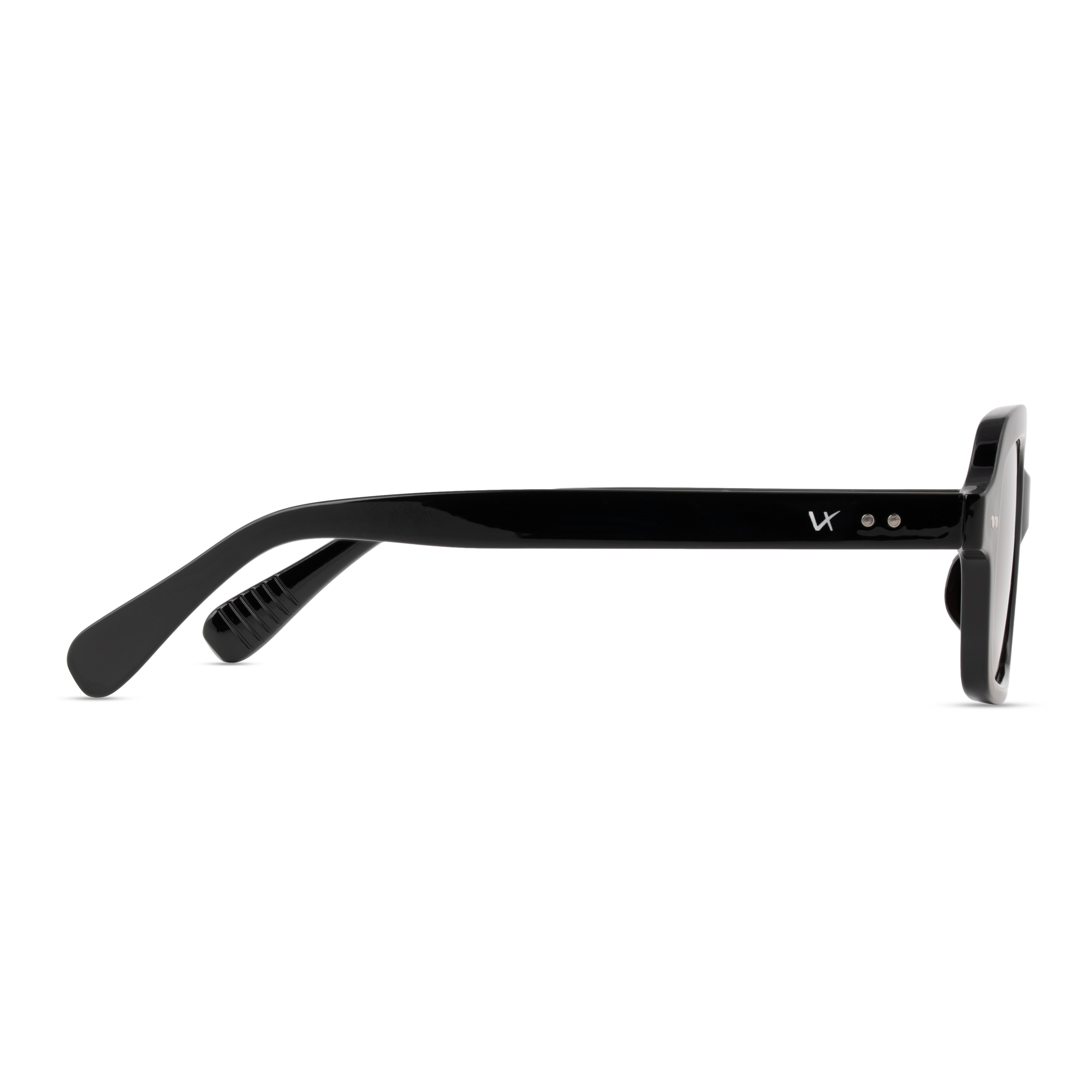 Black Rectangle Sunglasses for Men