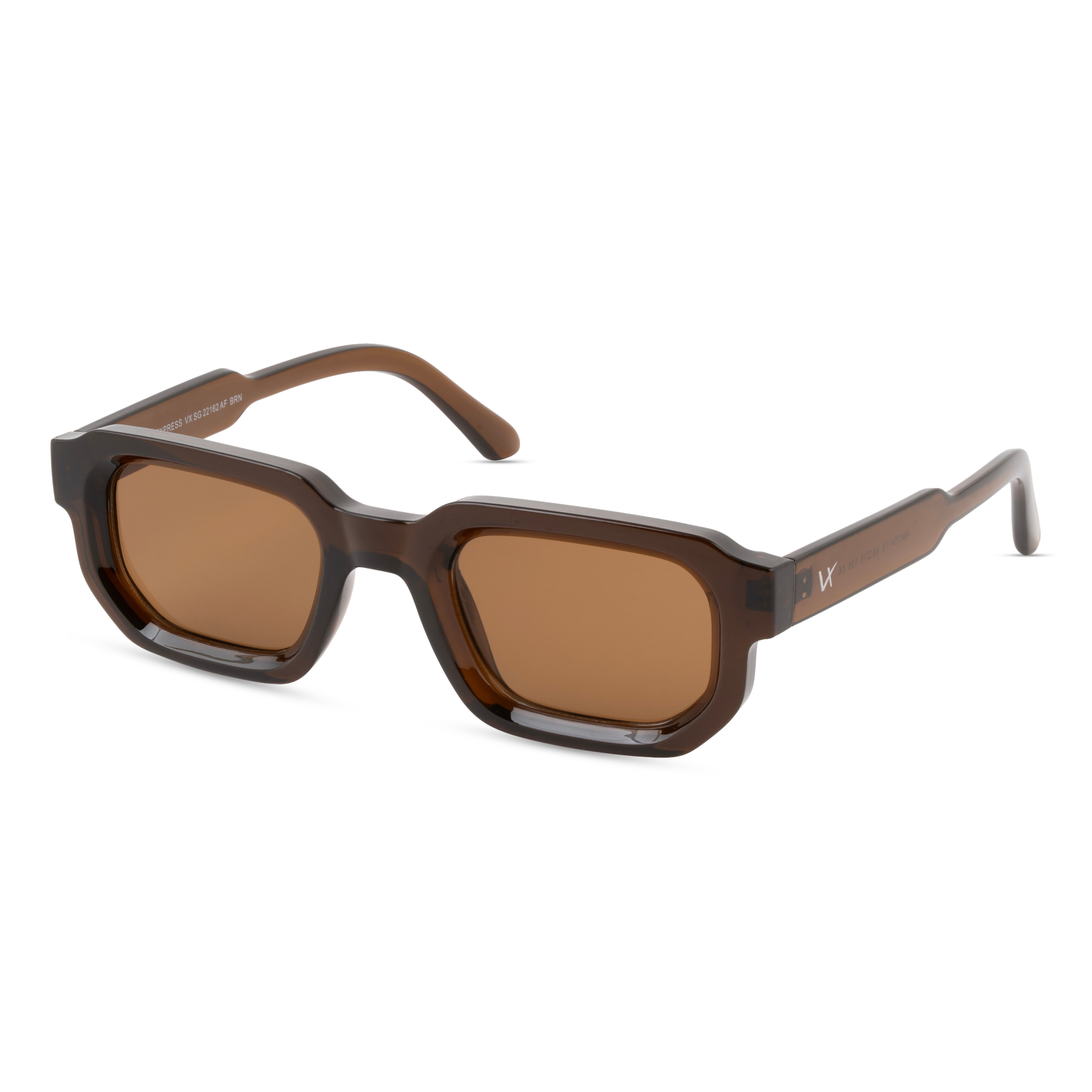 Brown Rectangle Sunglasses for Men