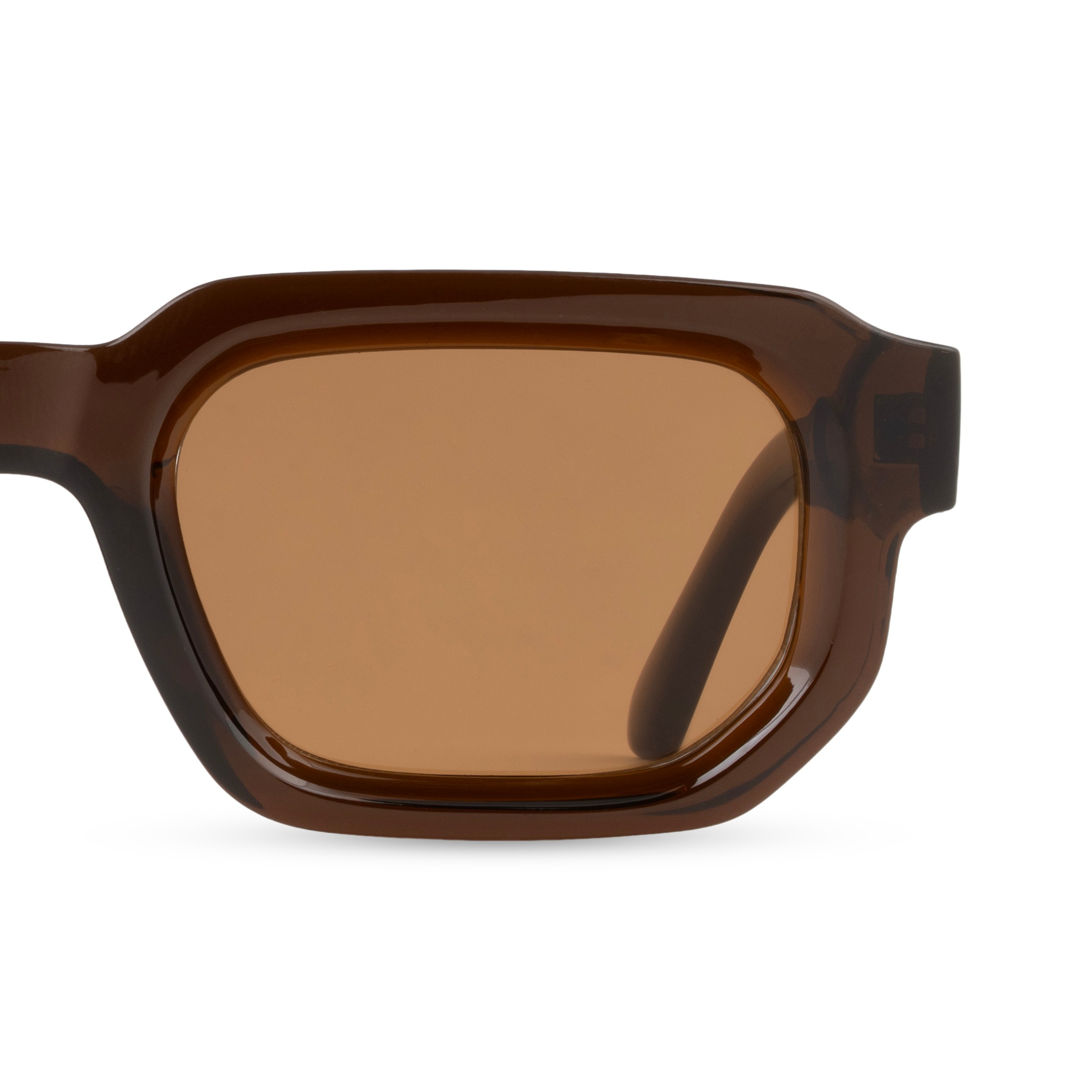 Brown Rectangle Sunglasses for Men