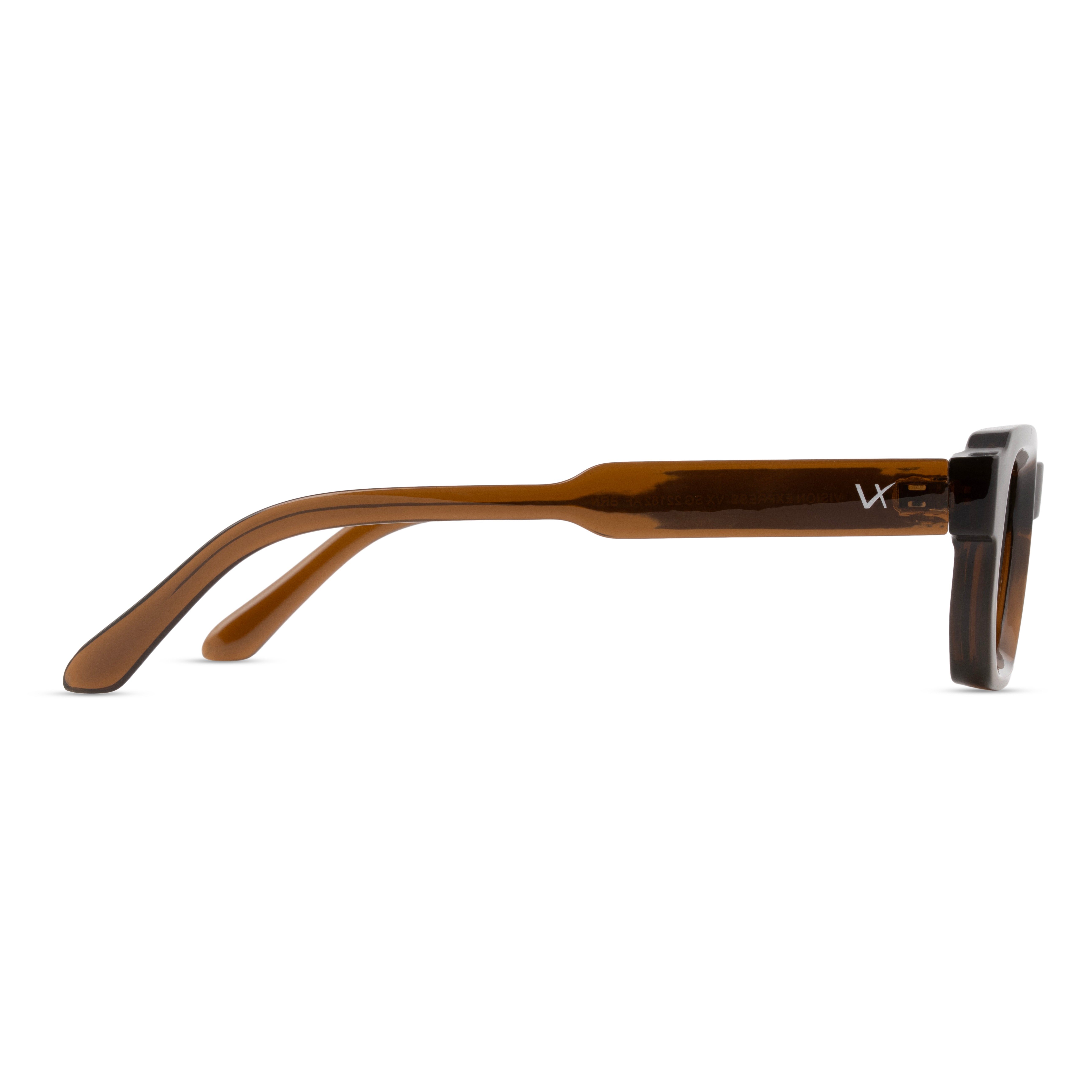 Brown Rectangle Sunglasses for Men