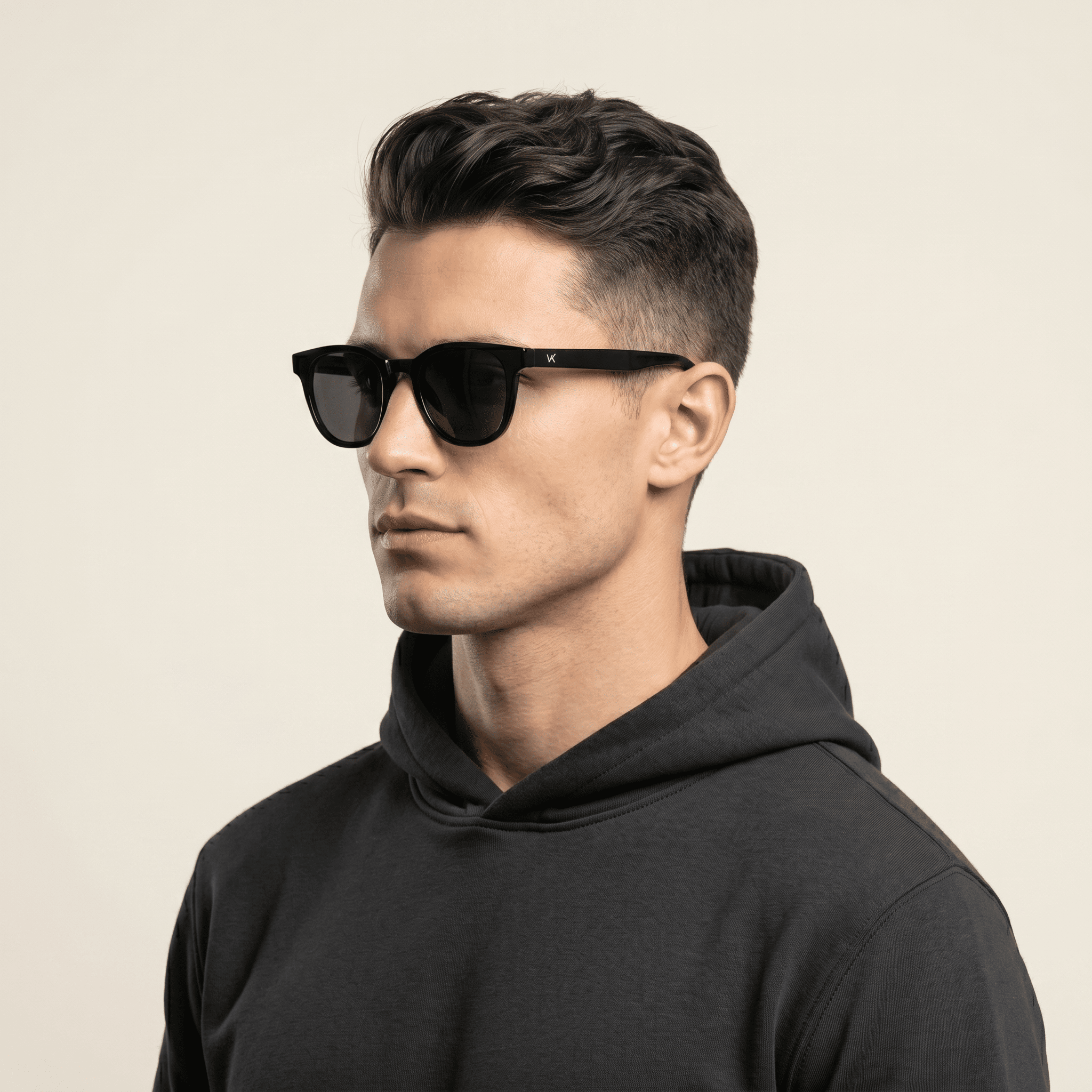 Black Square Sunglasses for Men