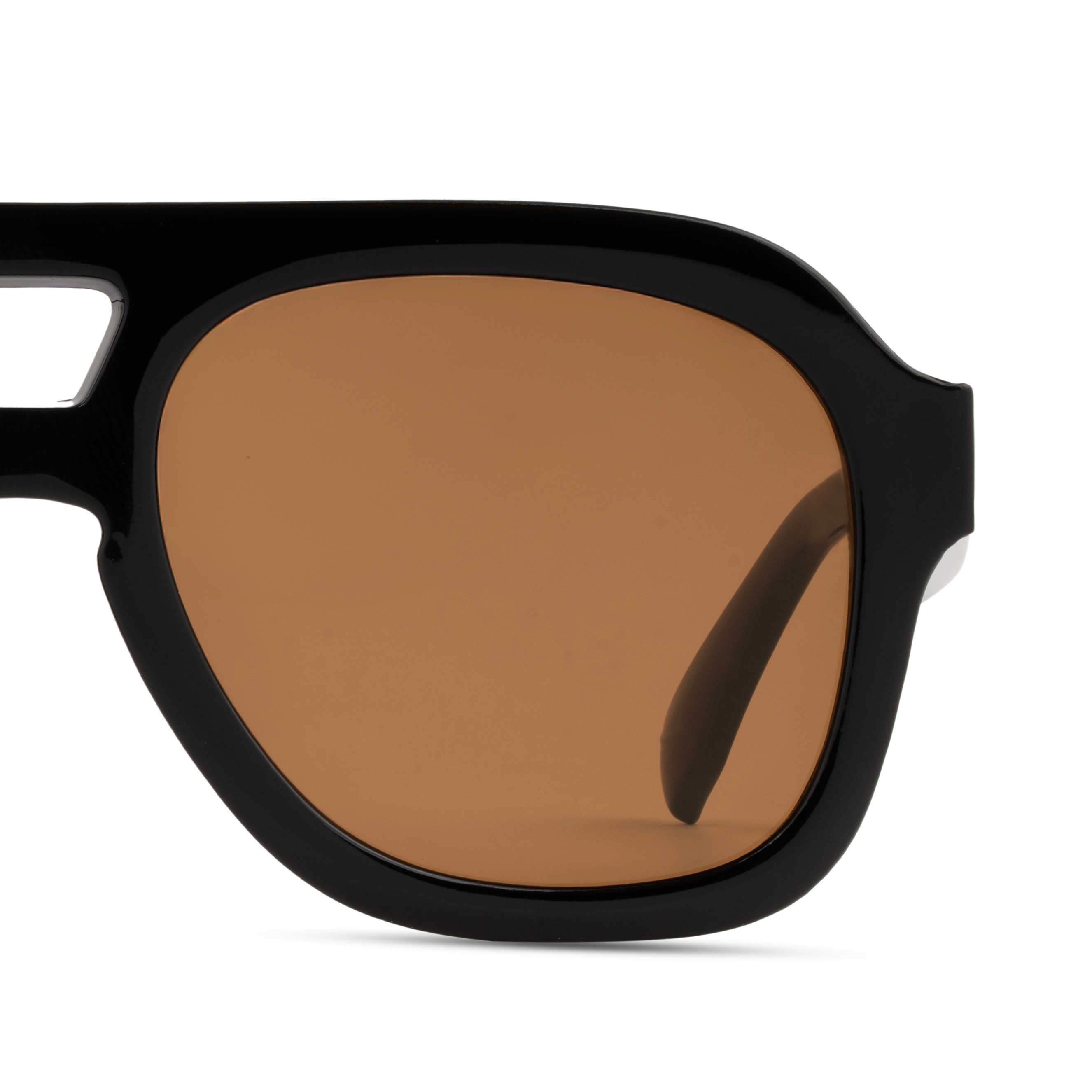 Black Square Sunglasses for Men