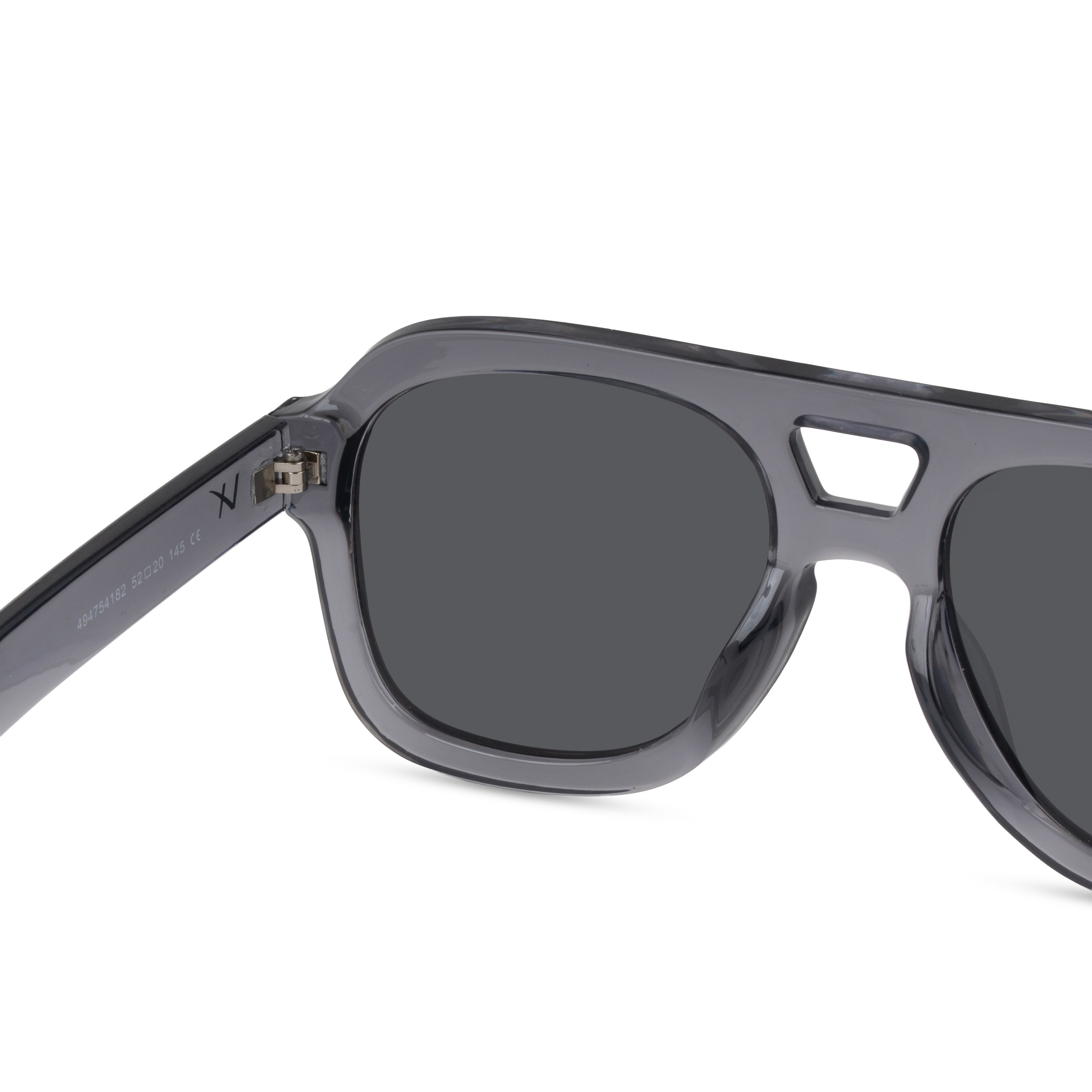 Grey Aviator Sunglasses for Men