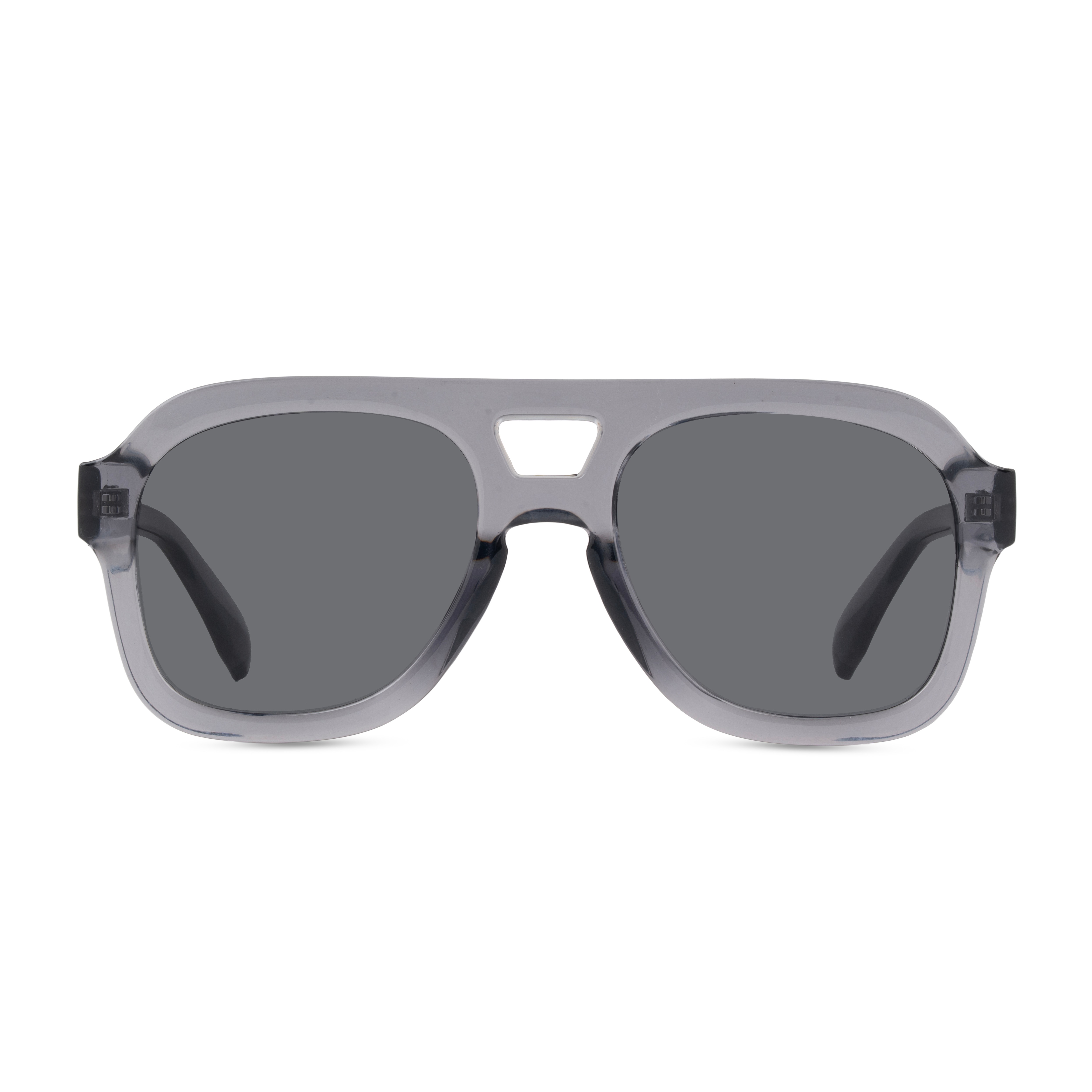 Grey Aviator Sunglasses for Men