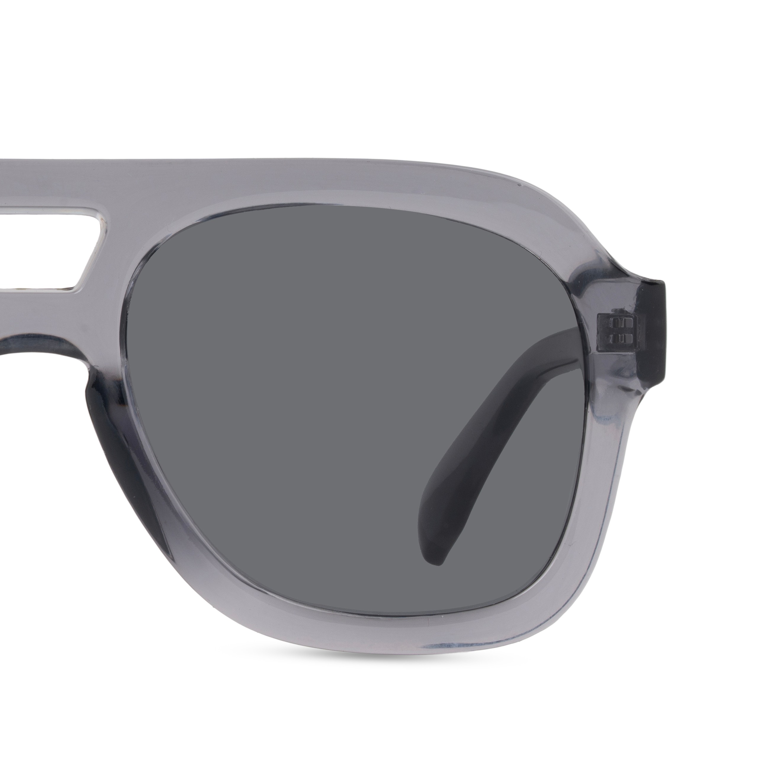Grey Aviator Sunglasses for Men