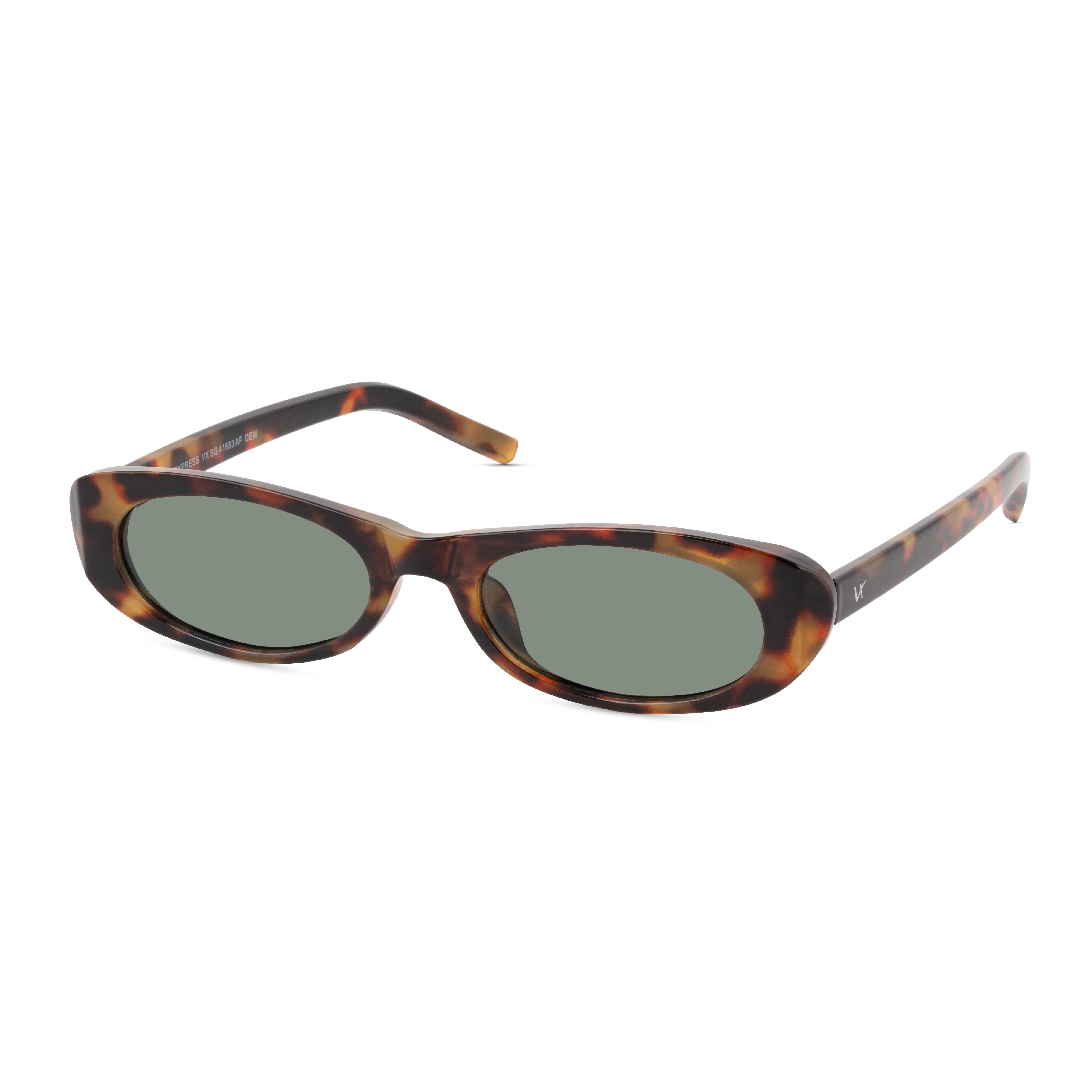 Brown Oval Sunglasses for Women