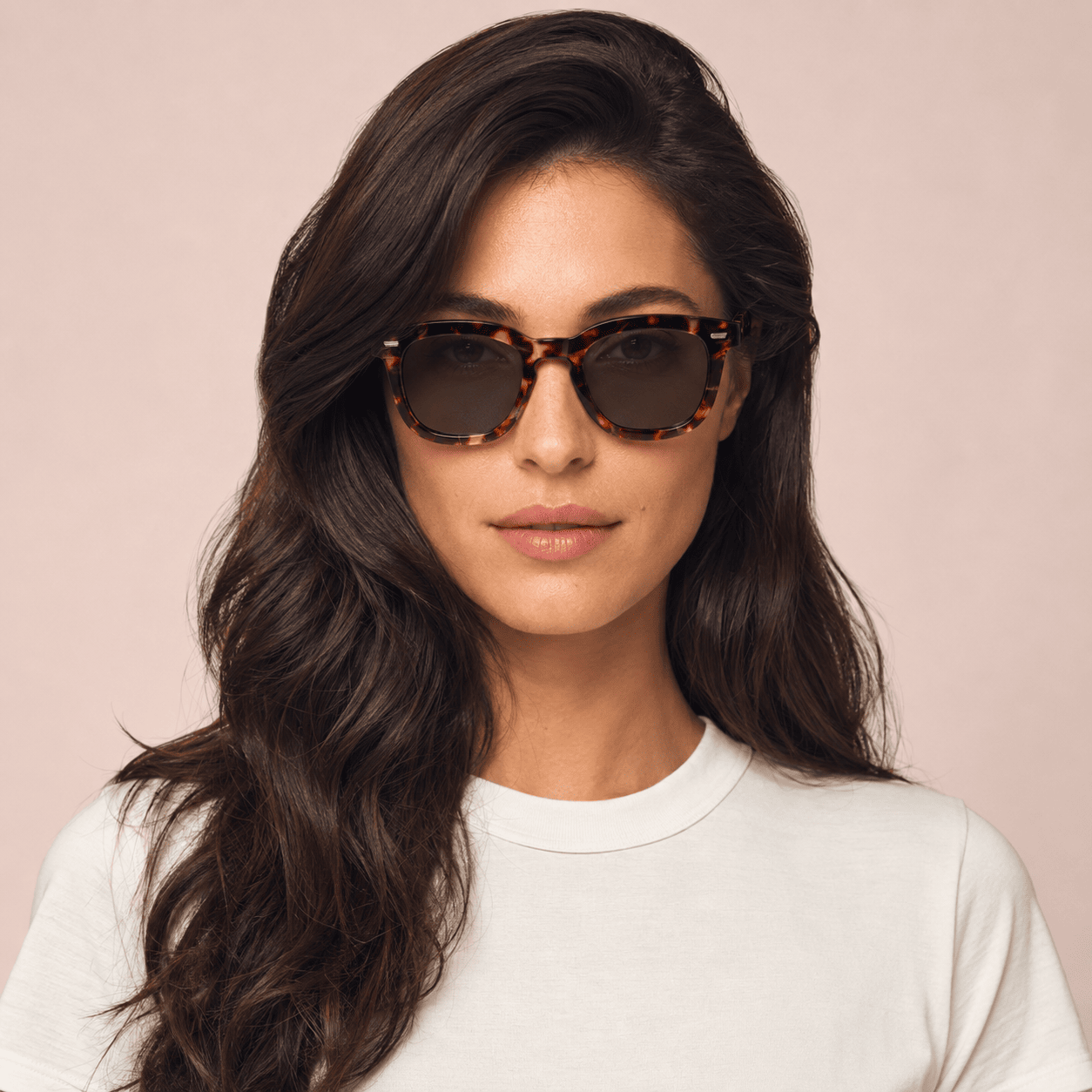 Brown Square Sunglasses for Women