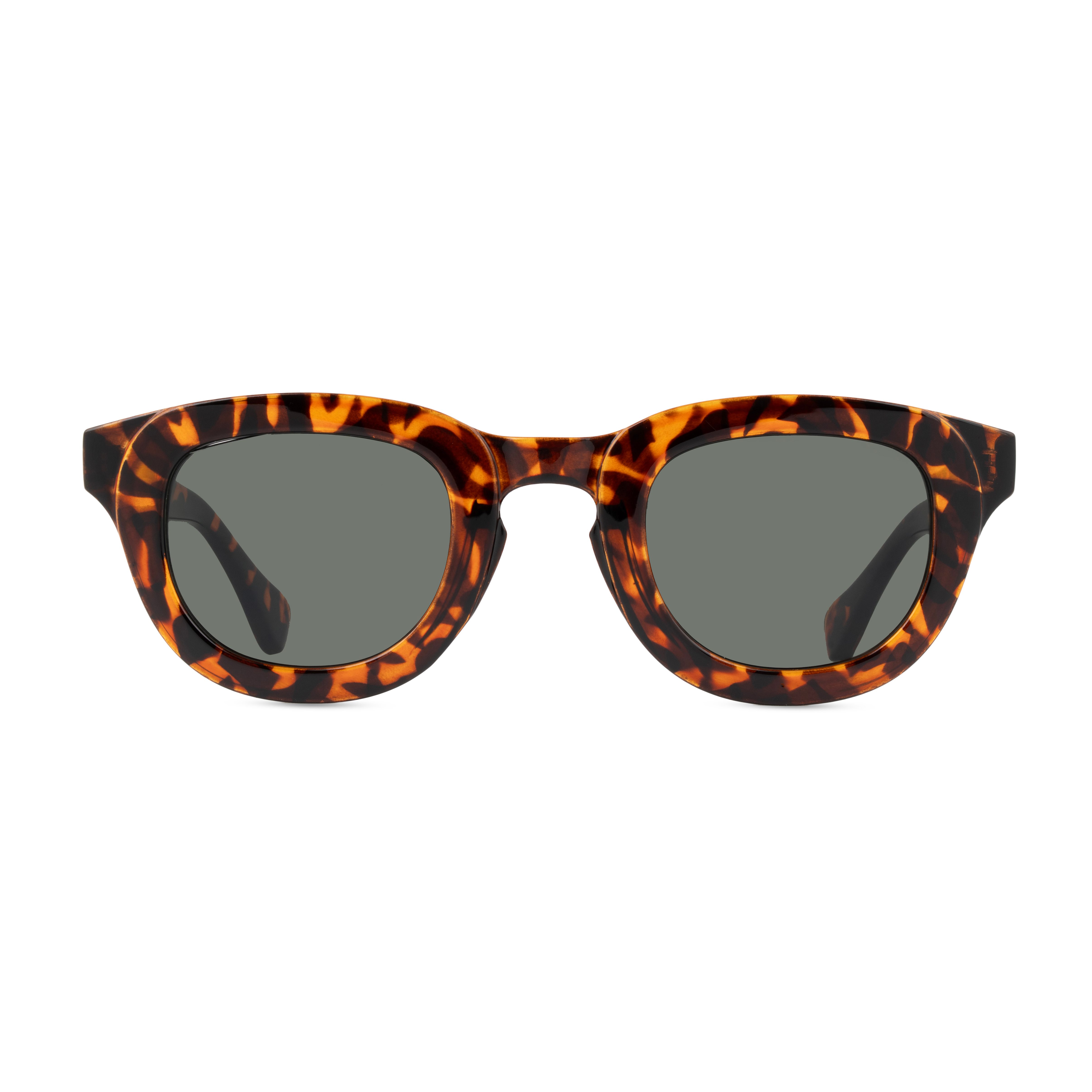 Brown Round Sunglasses for Women