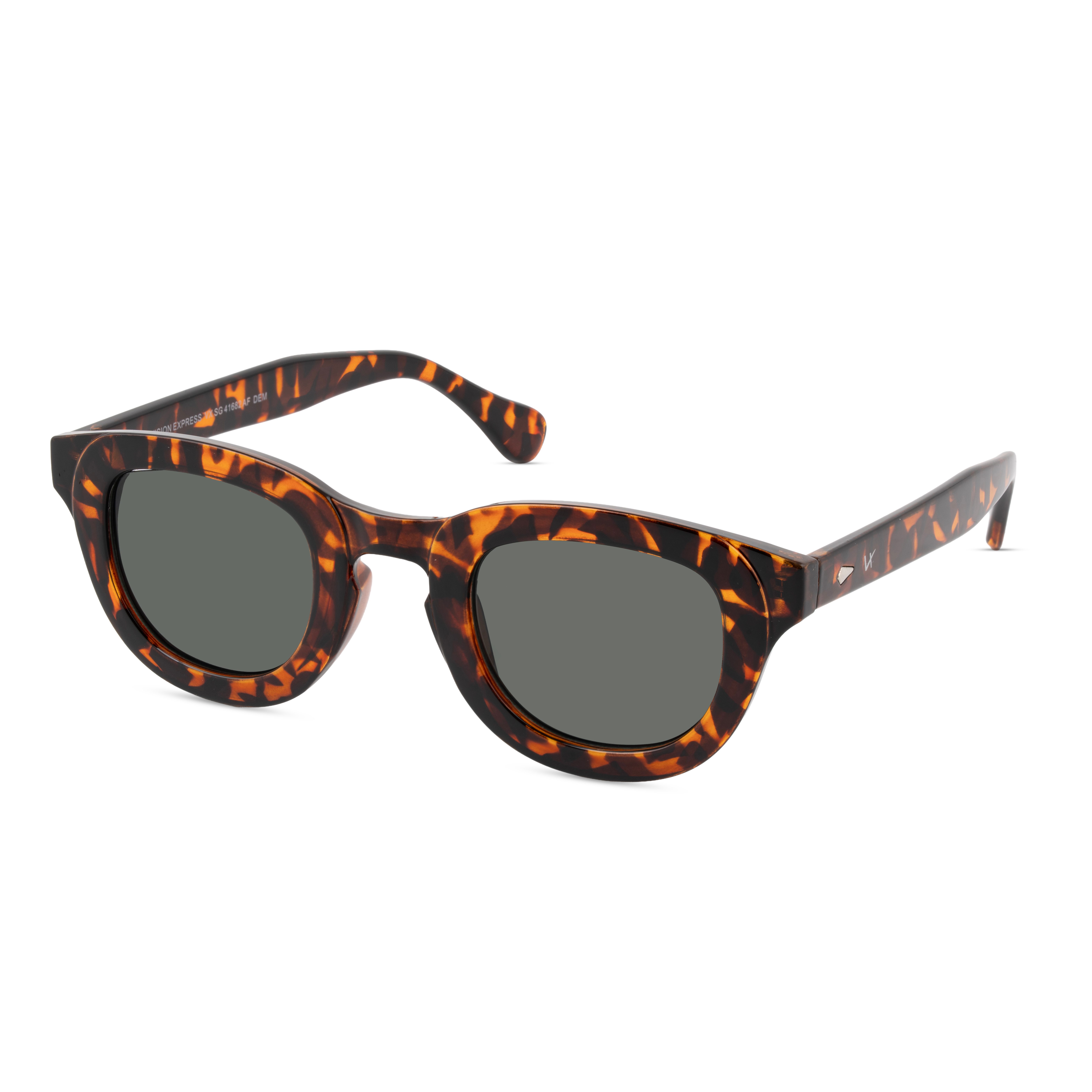 Brown Round Sunglasses for Women