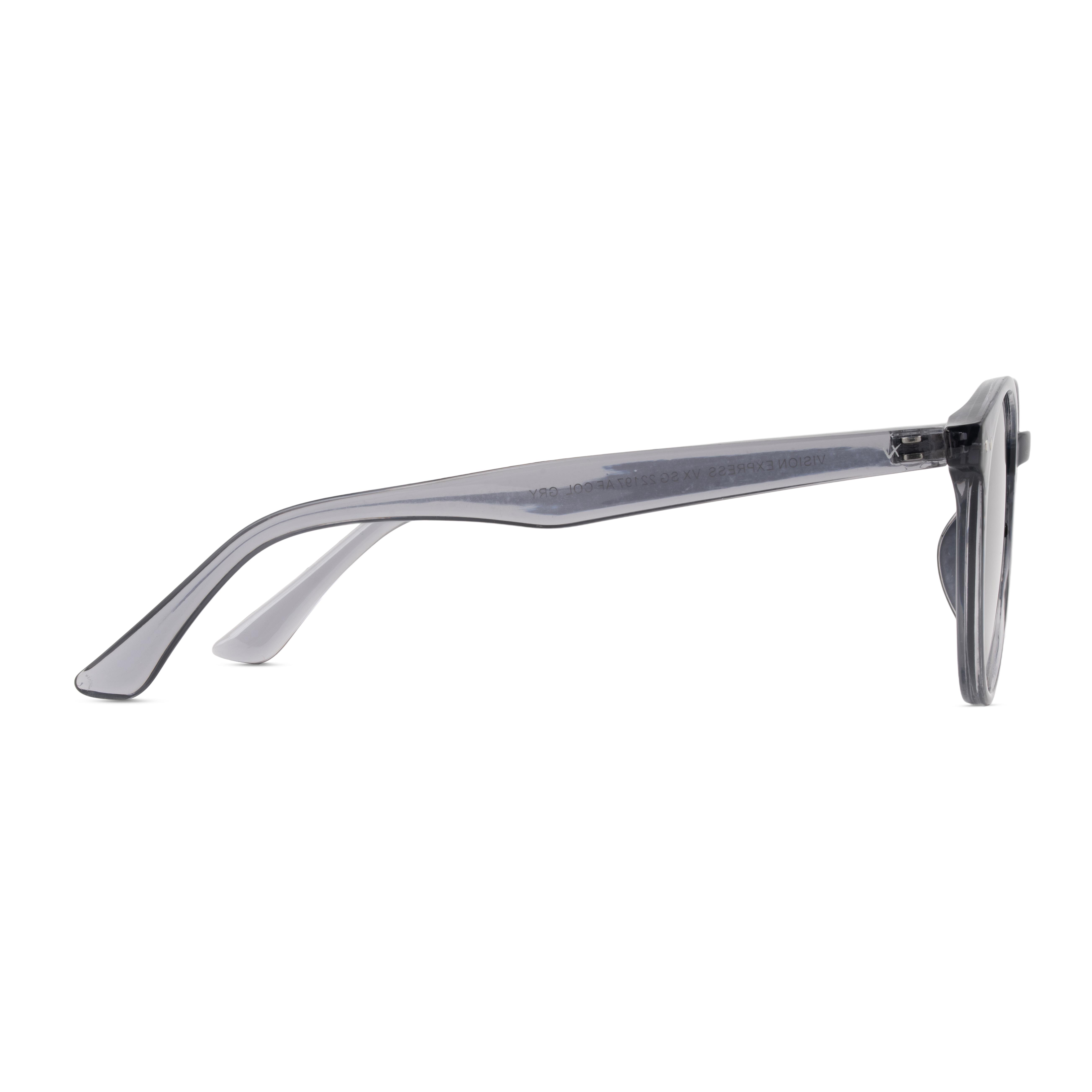 Grey Round Sunglasses for Men