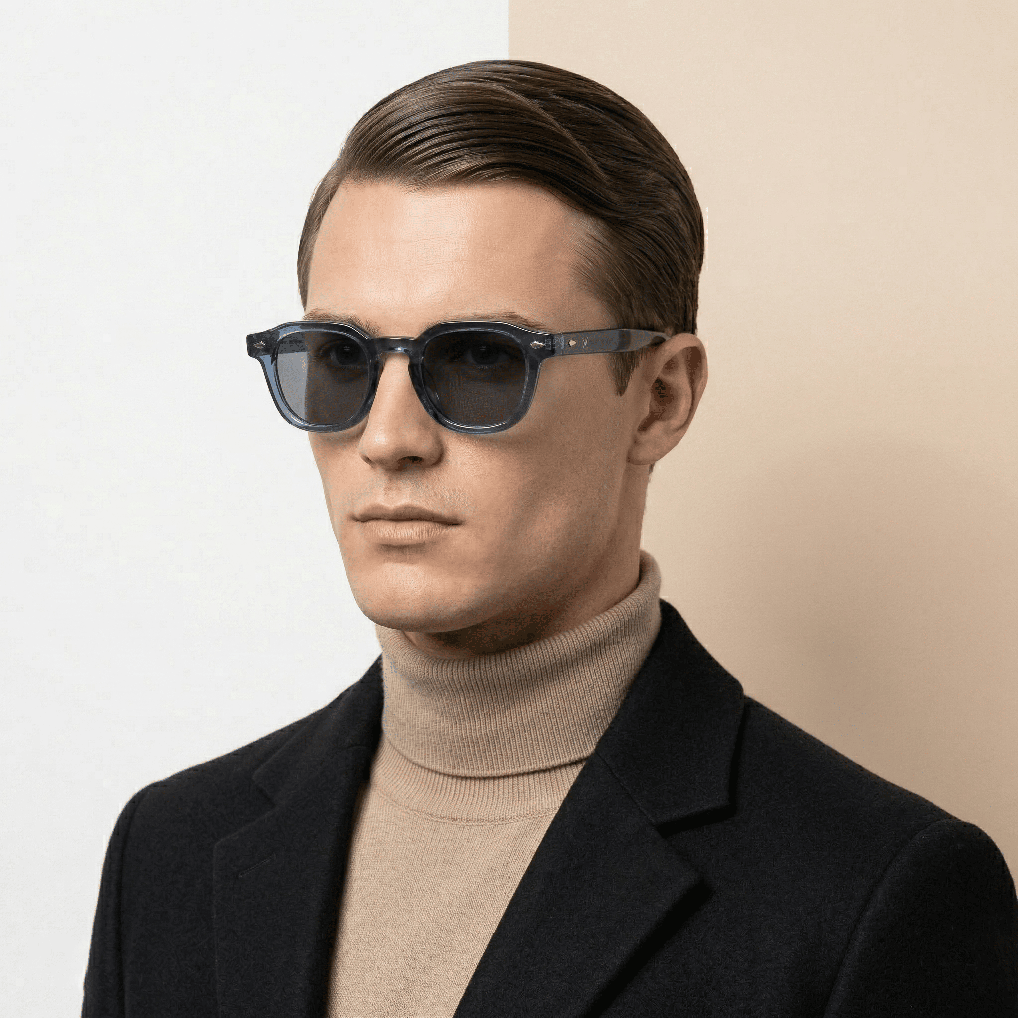 Blue Square Sunglasses for Men