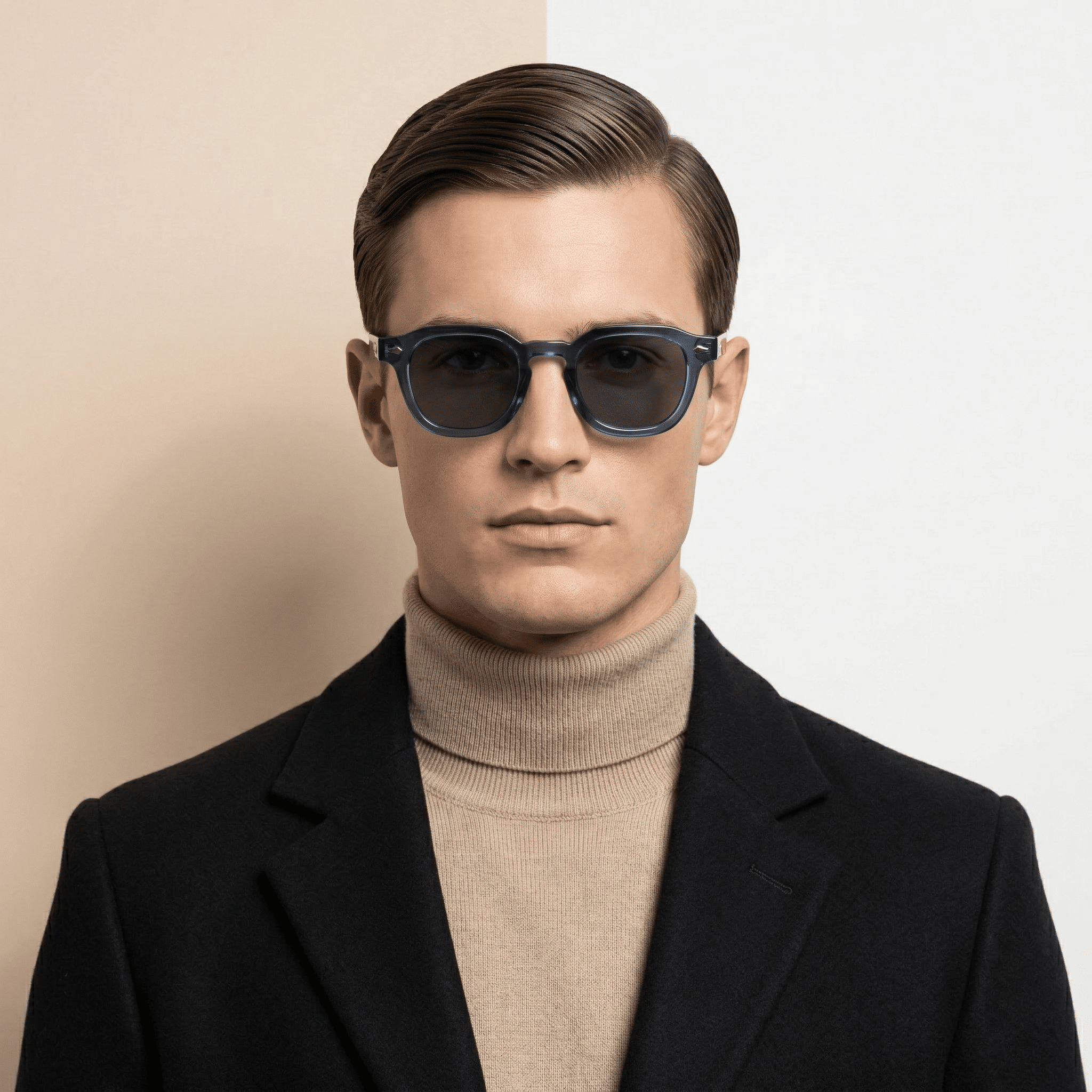 Blue Square Sunglasses for Men
