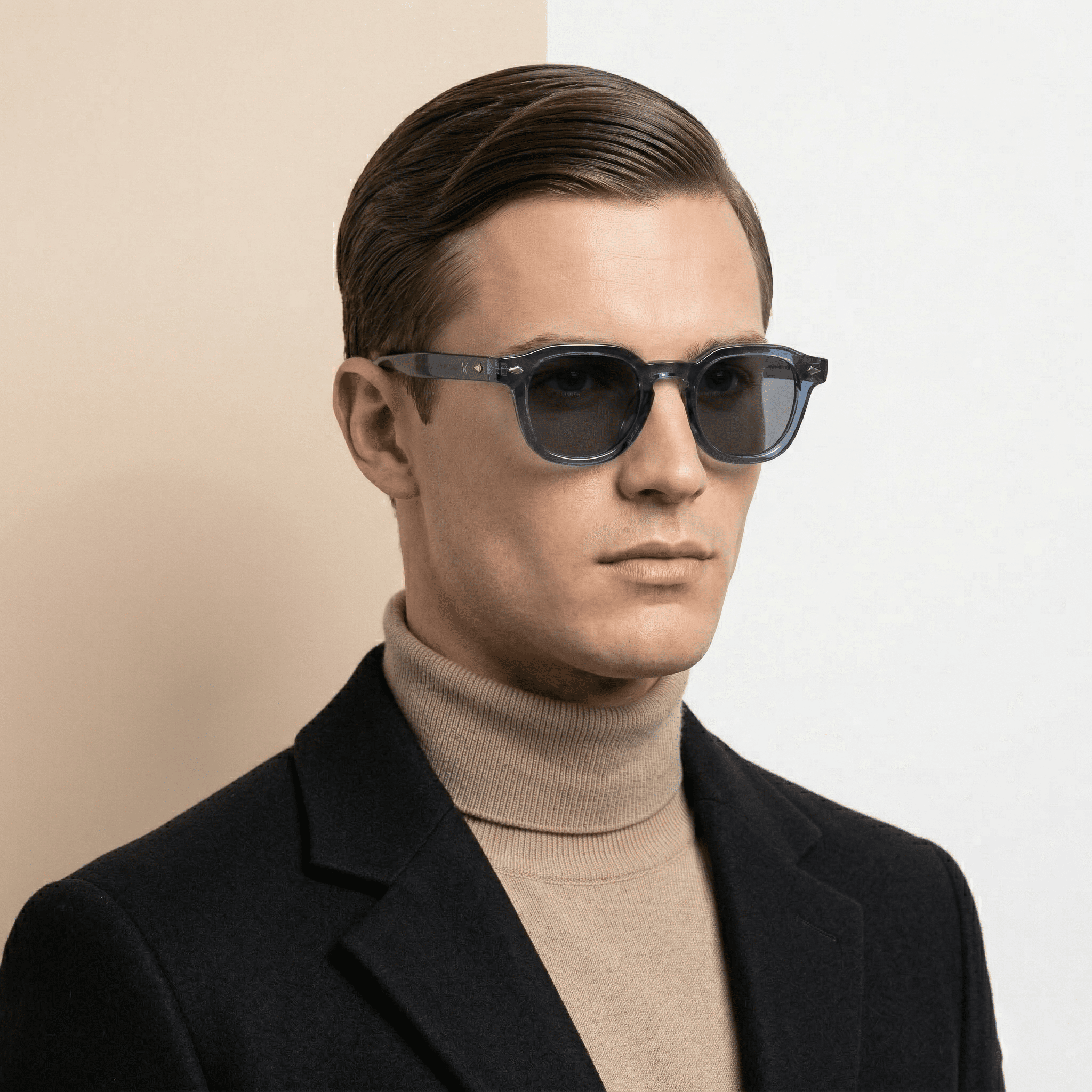 Blue Square Sunglasses for Men