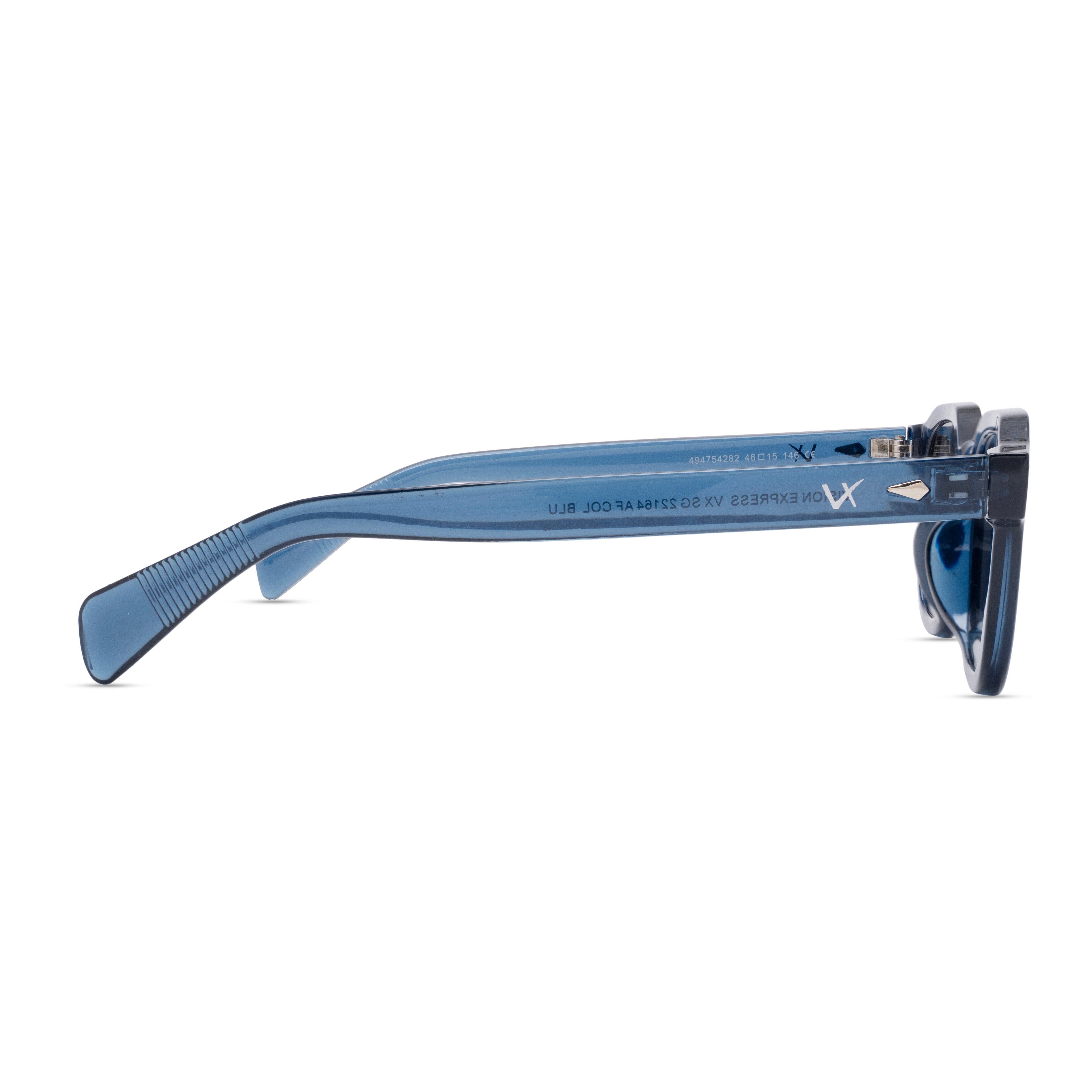 Blue Square Sunglasses for Men