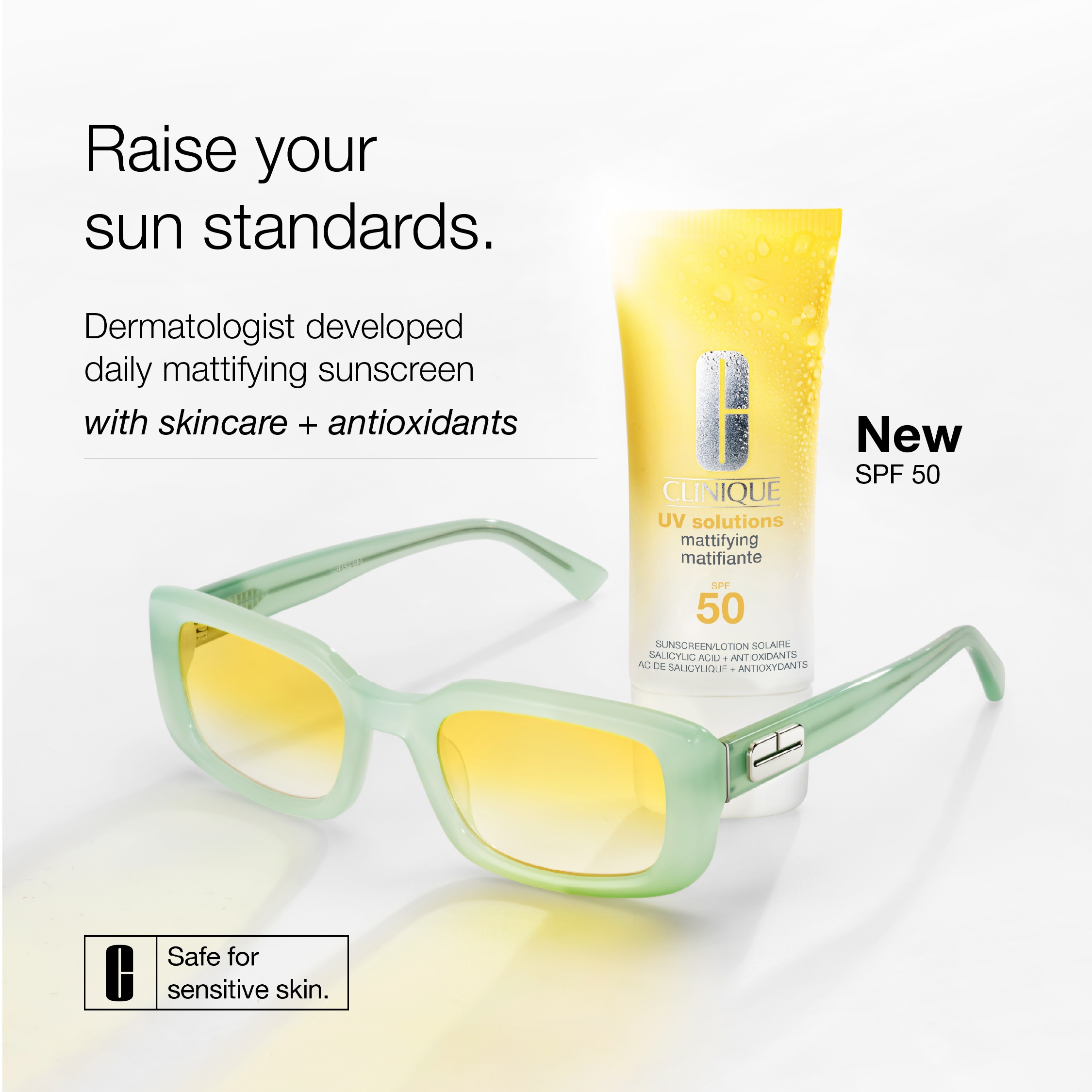 UV Solutions Mattifying Sunscreen SPF 50 • 40ml