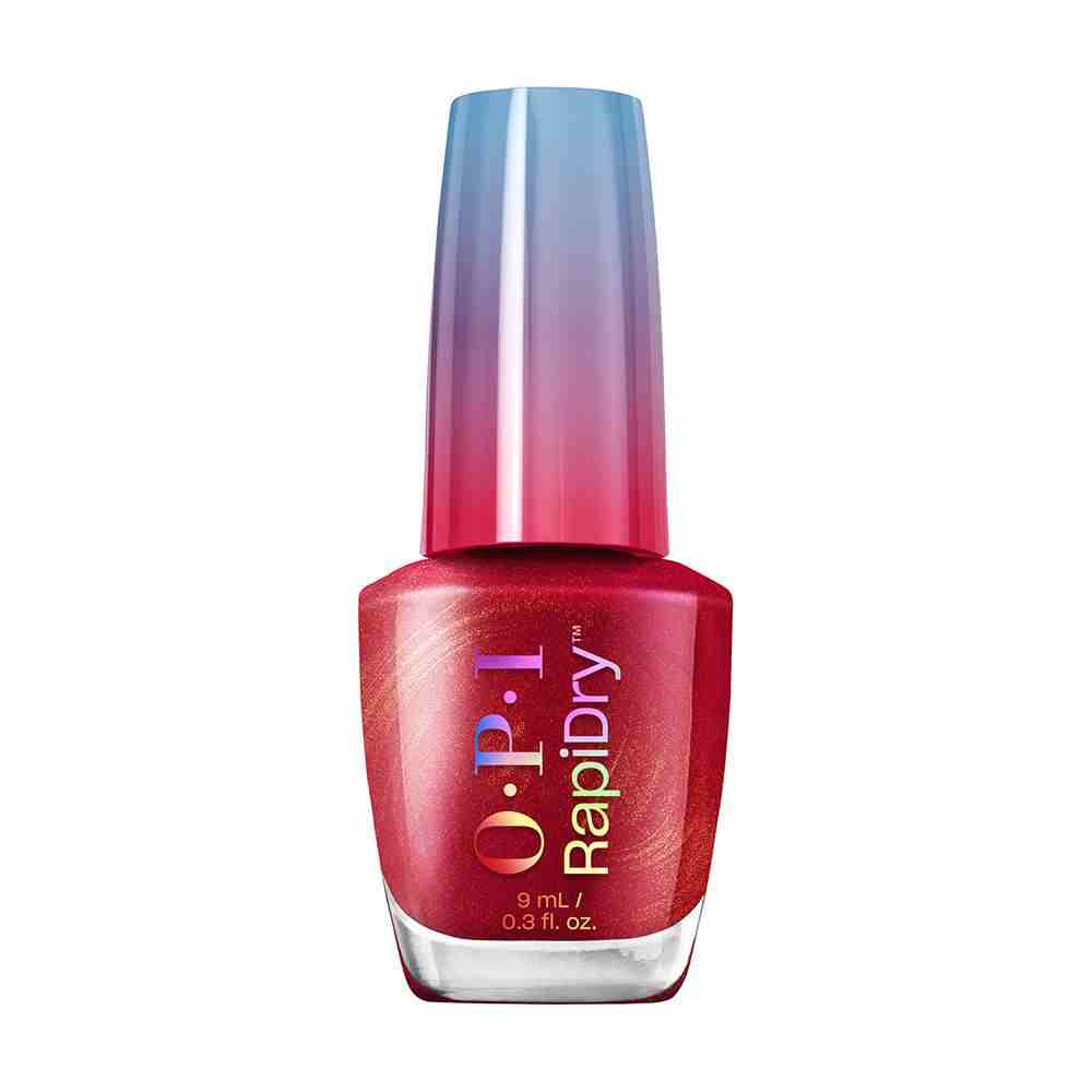 RapiDry Quick-Dry Nail Polish • Red-y in Snow Time