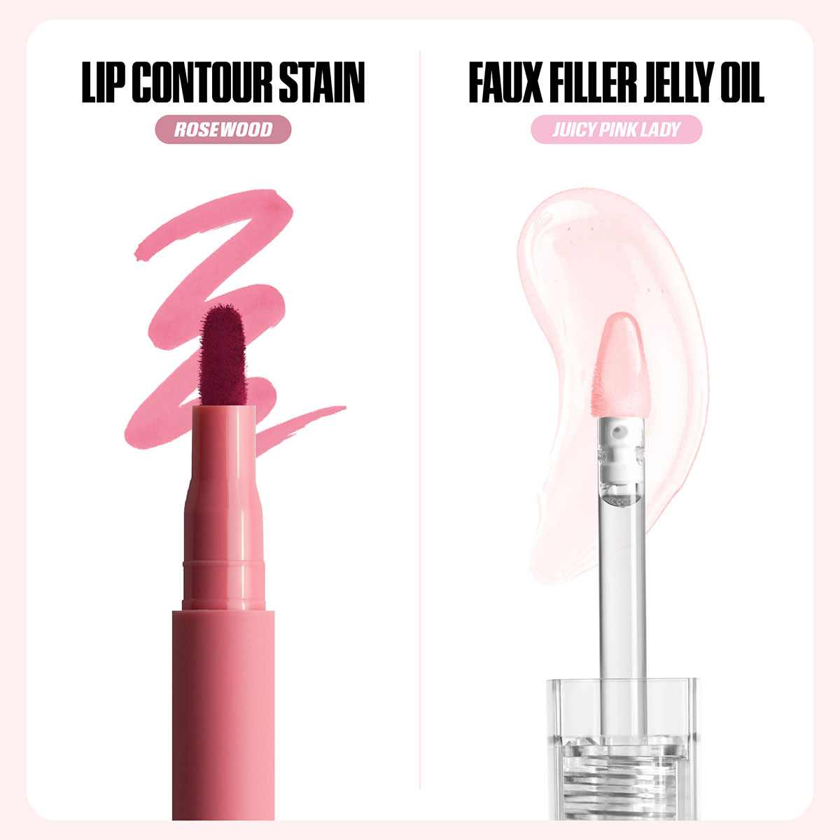 Kiss Me Lip Duo Rosy Pinks Set • 4.9ml