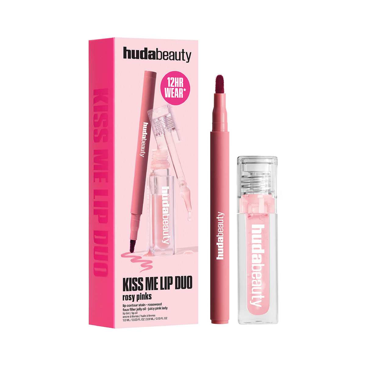 Kiss Me Lip Duo Rosy Pinks Set • 4.9ml