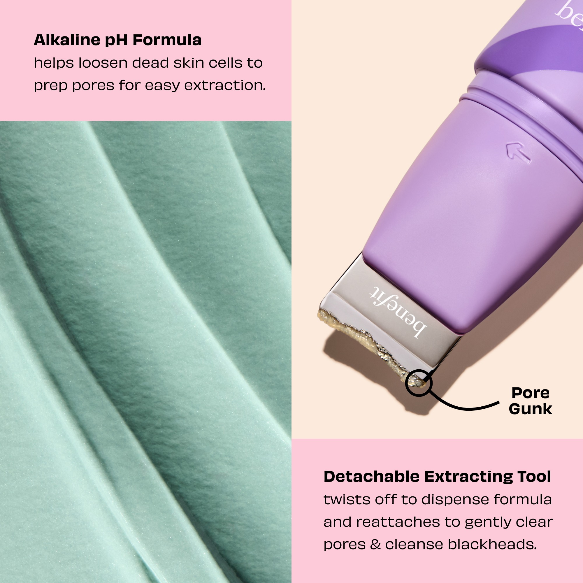 The POREfessional Dengunker 2-in-1 Blackhead & Pore Cleansing Mask and Tool • 22ml
