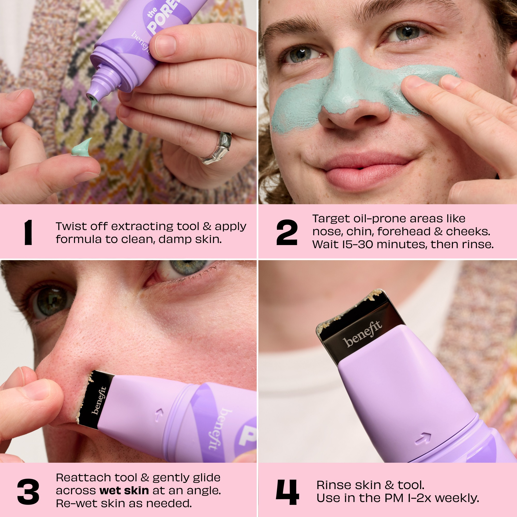The POREfessional Dengunker 2-in-1 Blackhead & Pore Cleansing Mask and Tool • 22ml