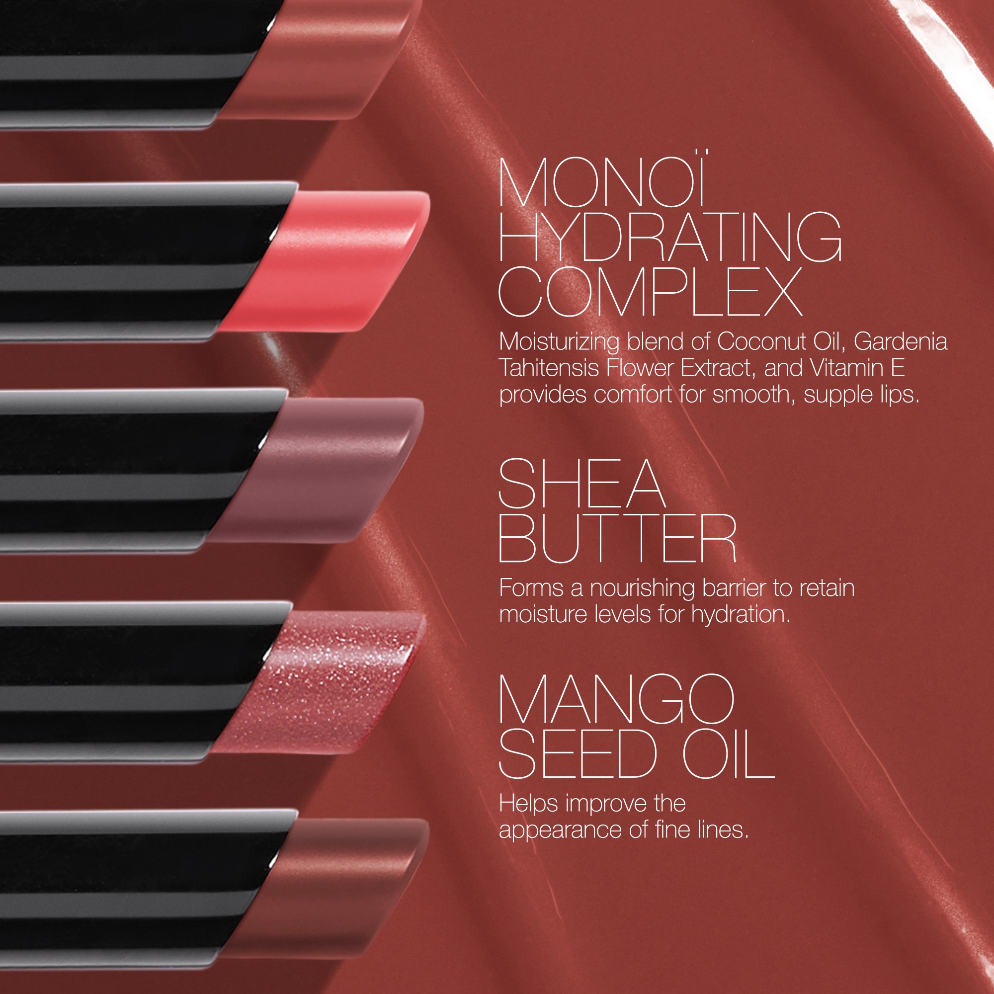 Afterglow Sensual Shine Lipstick • Hot Rush