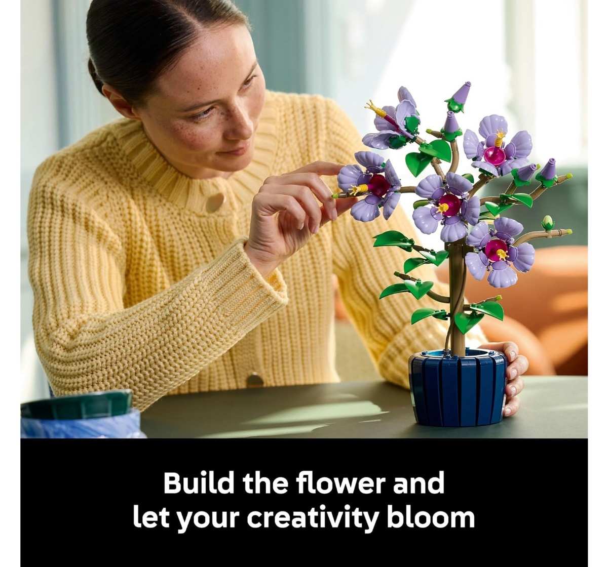 LEGO Botanicals Hibiscus Flower Building Set for Adults 10372