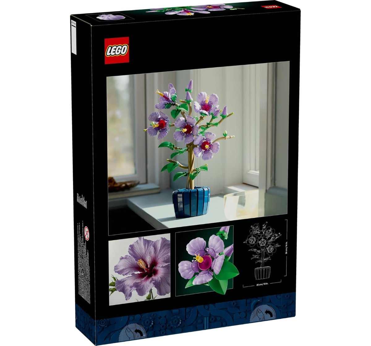 LEGO Botanicals Hibiscus Flower Building Set for Adults 10372