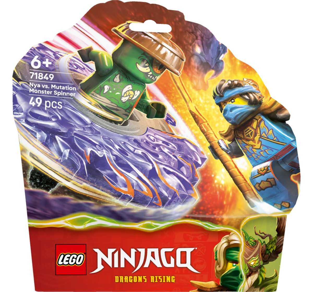 【Nyan】 LEGO NINJAGO Nya vs. Mutation Monster Spinner - Battle Toy
