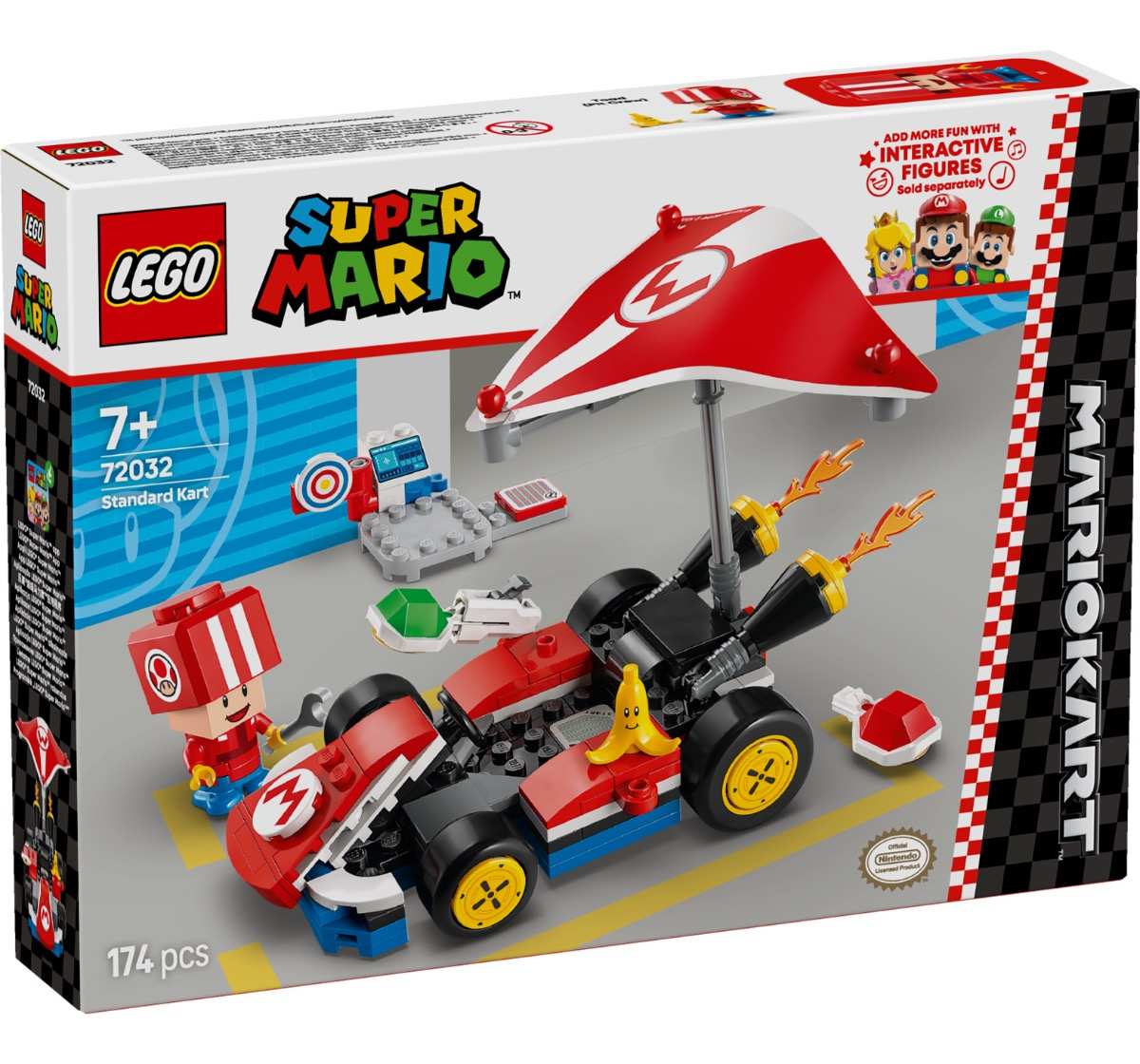 LEGO Super Mario: Mario Kart – Standard Kart, Car Toy Playset