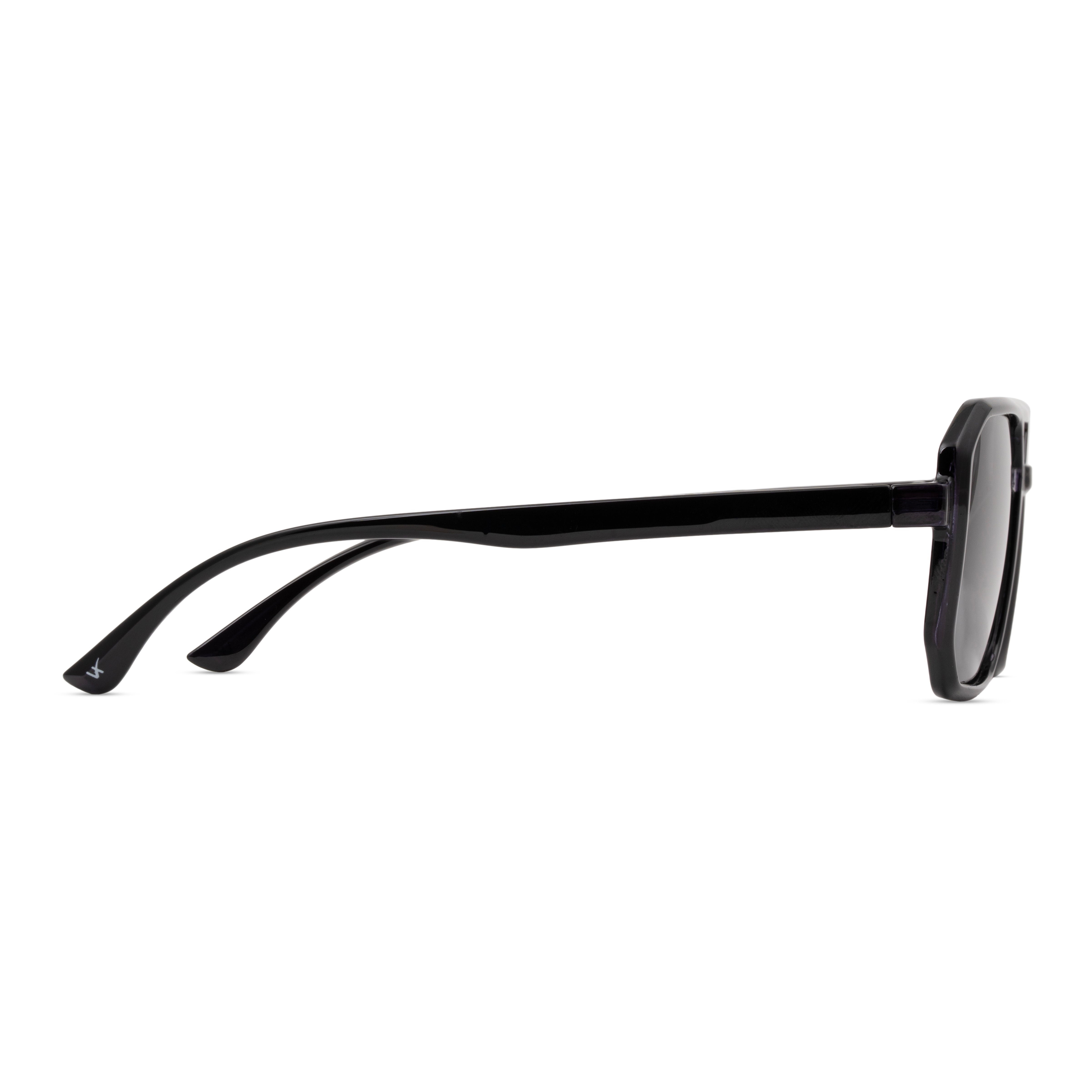 Black Aviator Sunglasses for Men