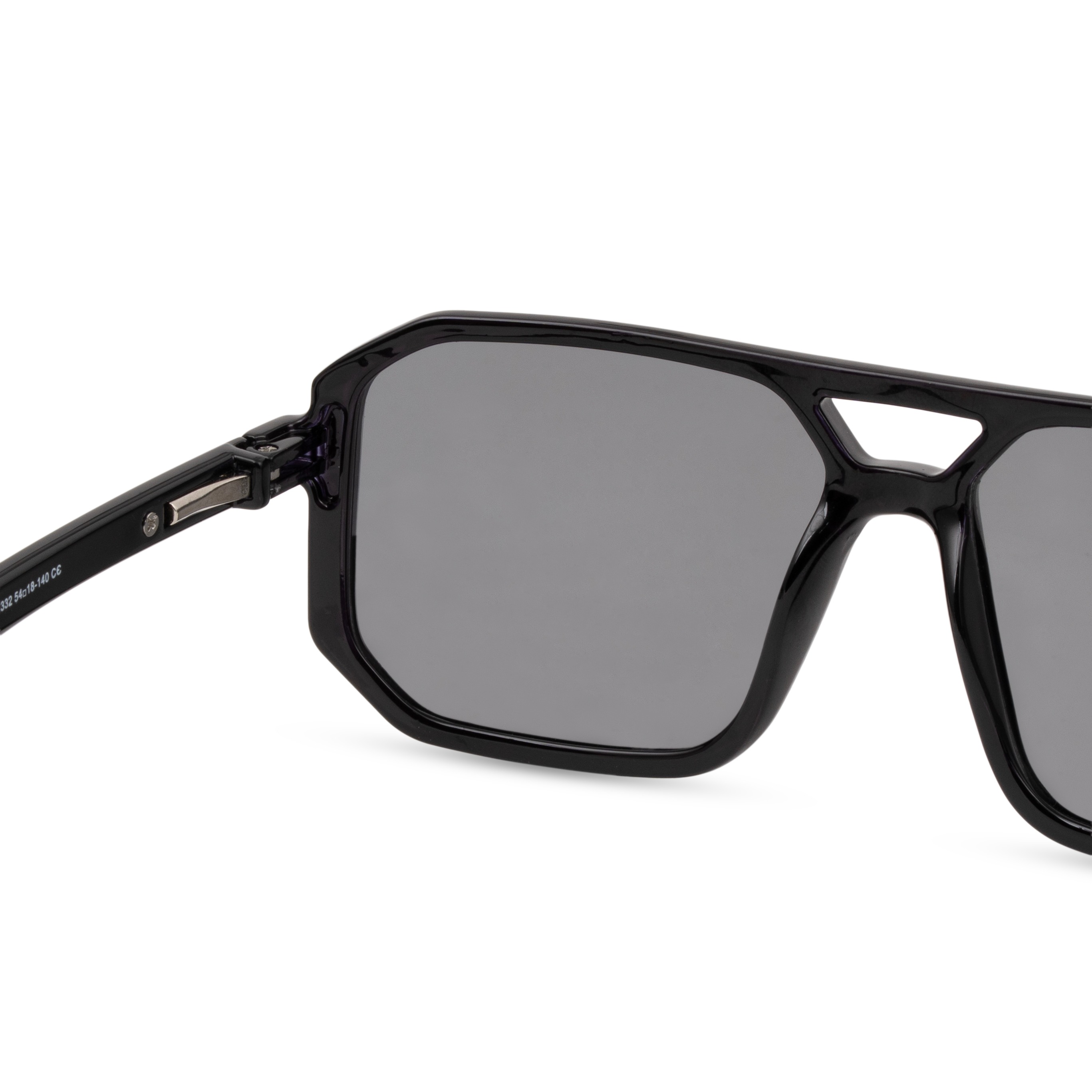 Black Aviator Sunglasses for Men