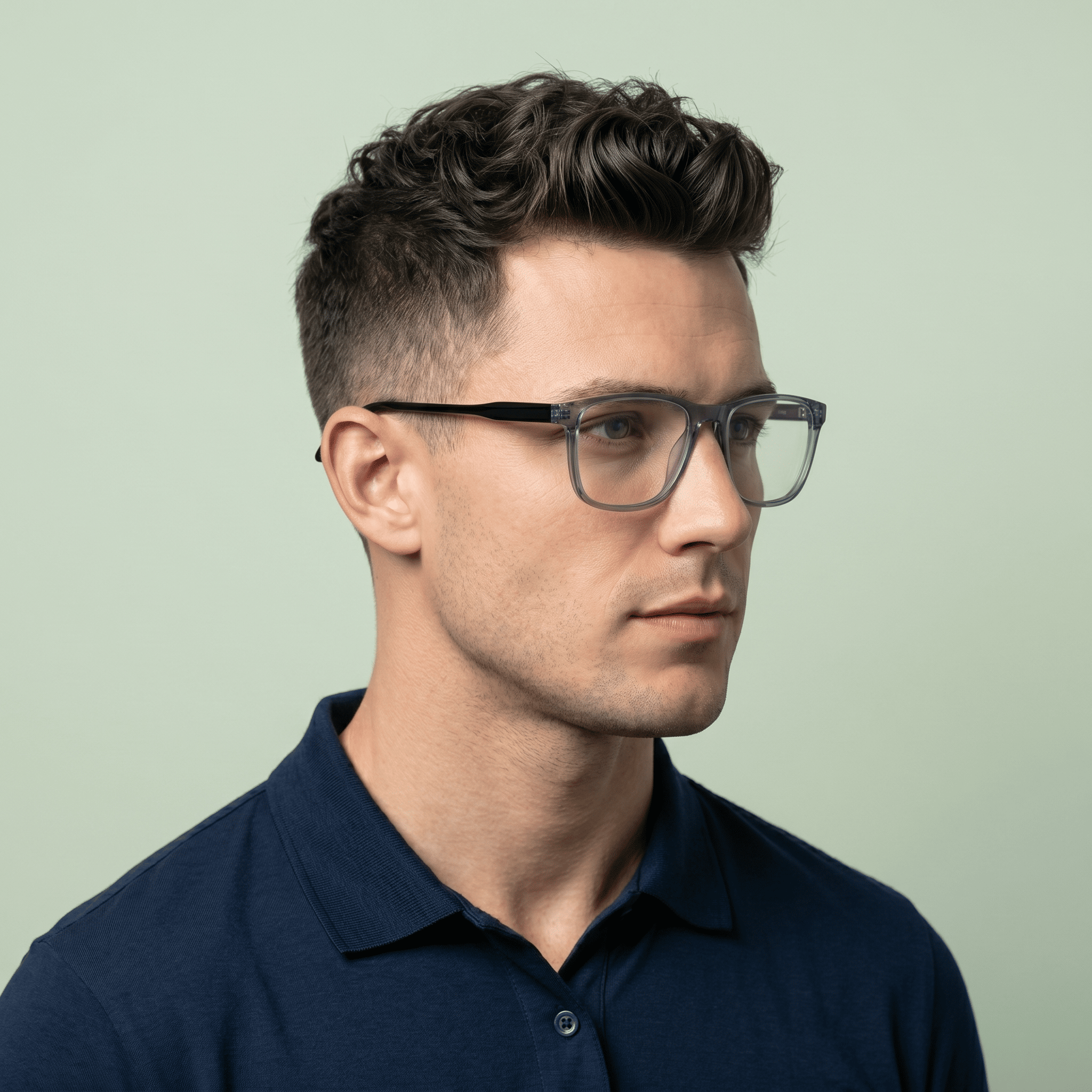 Blue Rectangle Frames for Men